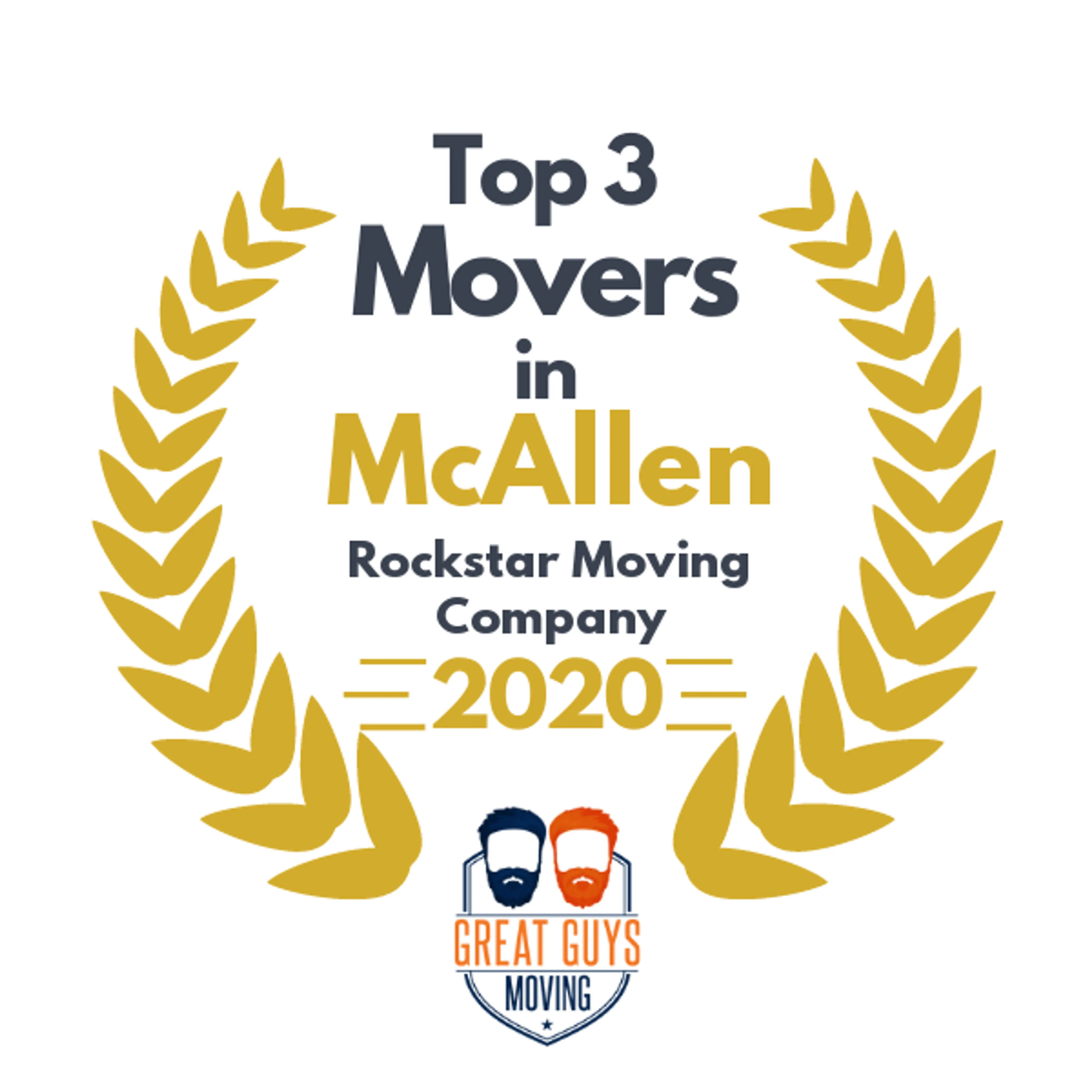 Top 3 Movers in McAllen, TX 2020 award