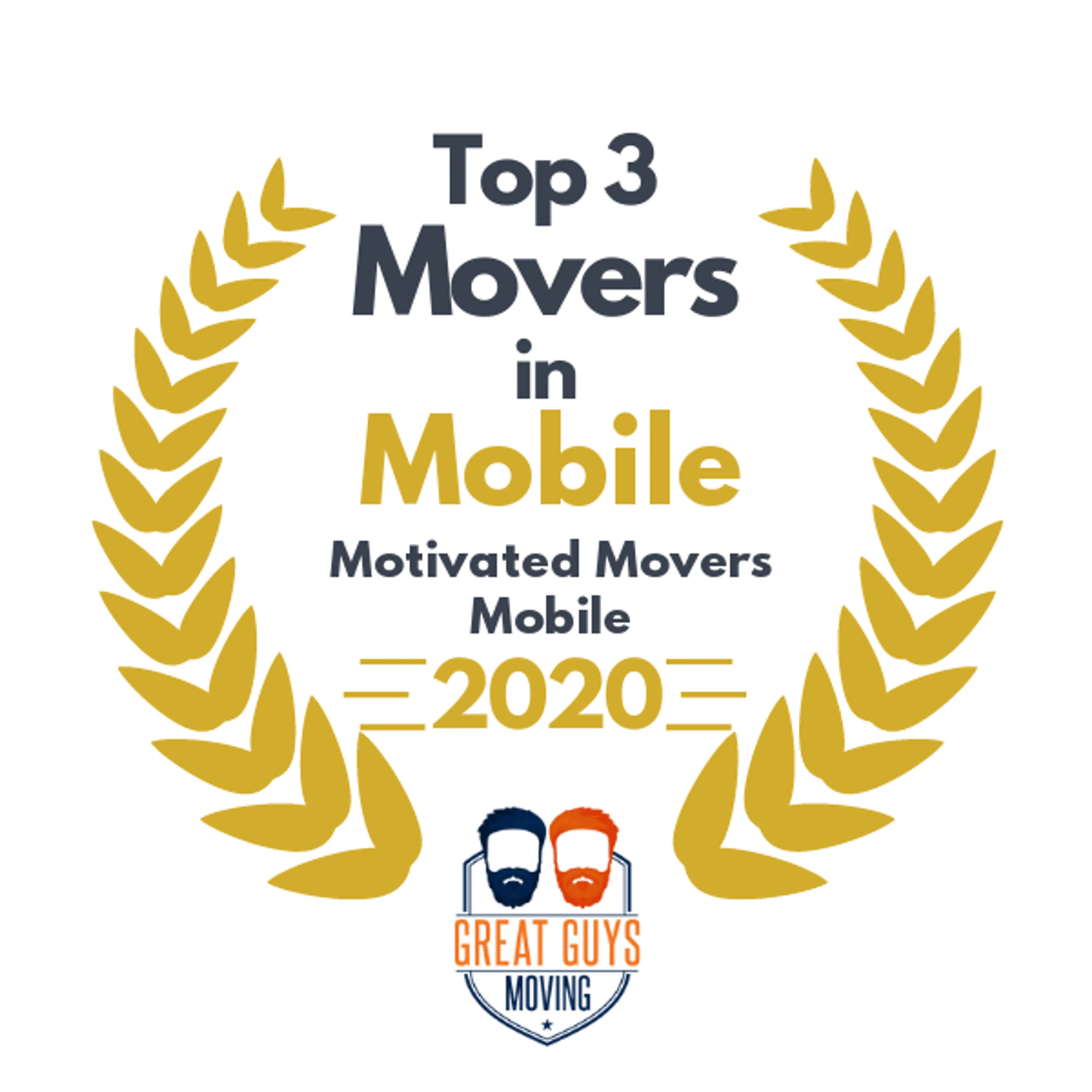 Top 3 Movers in Mobile, AL 2020 award