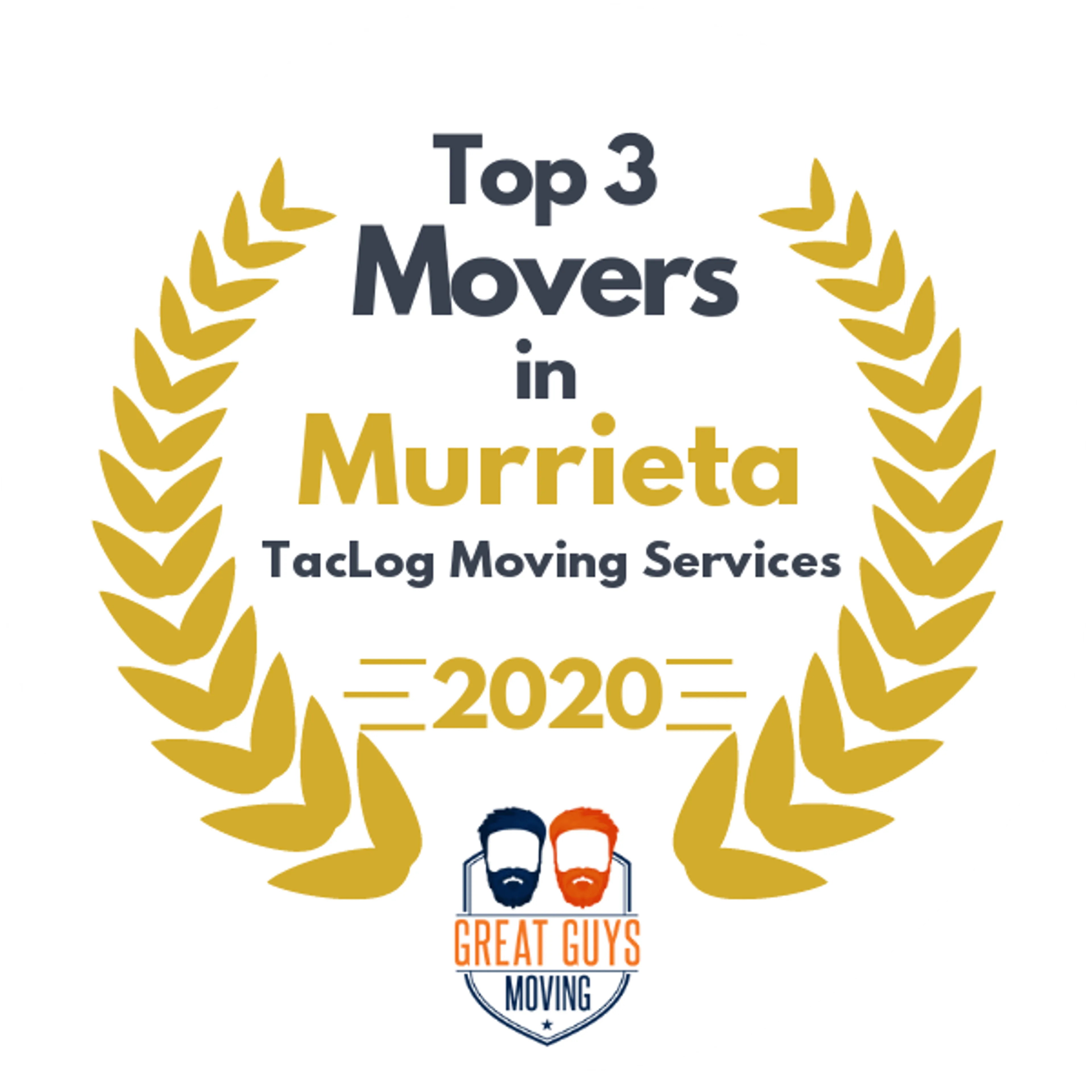 Top 3 Movers in Riverside, CA 2020 award