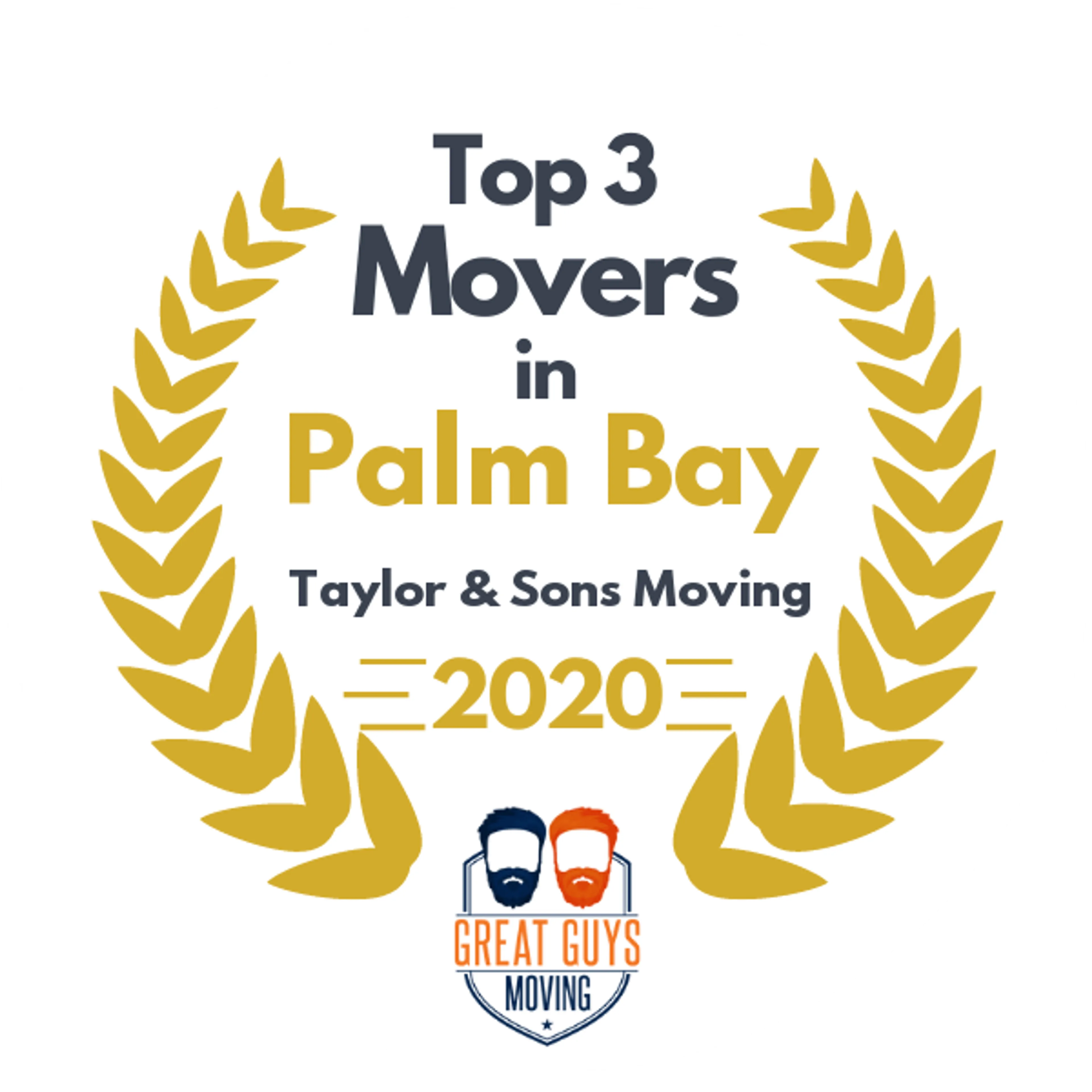 Top 3 Movers in Port St. Lucie, FL 2020 award