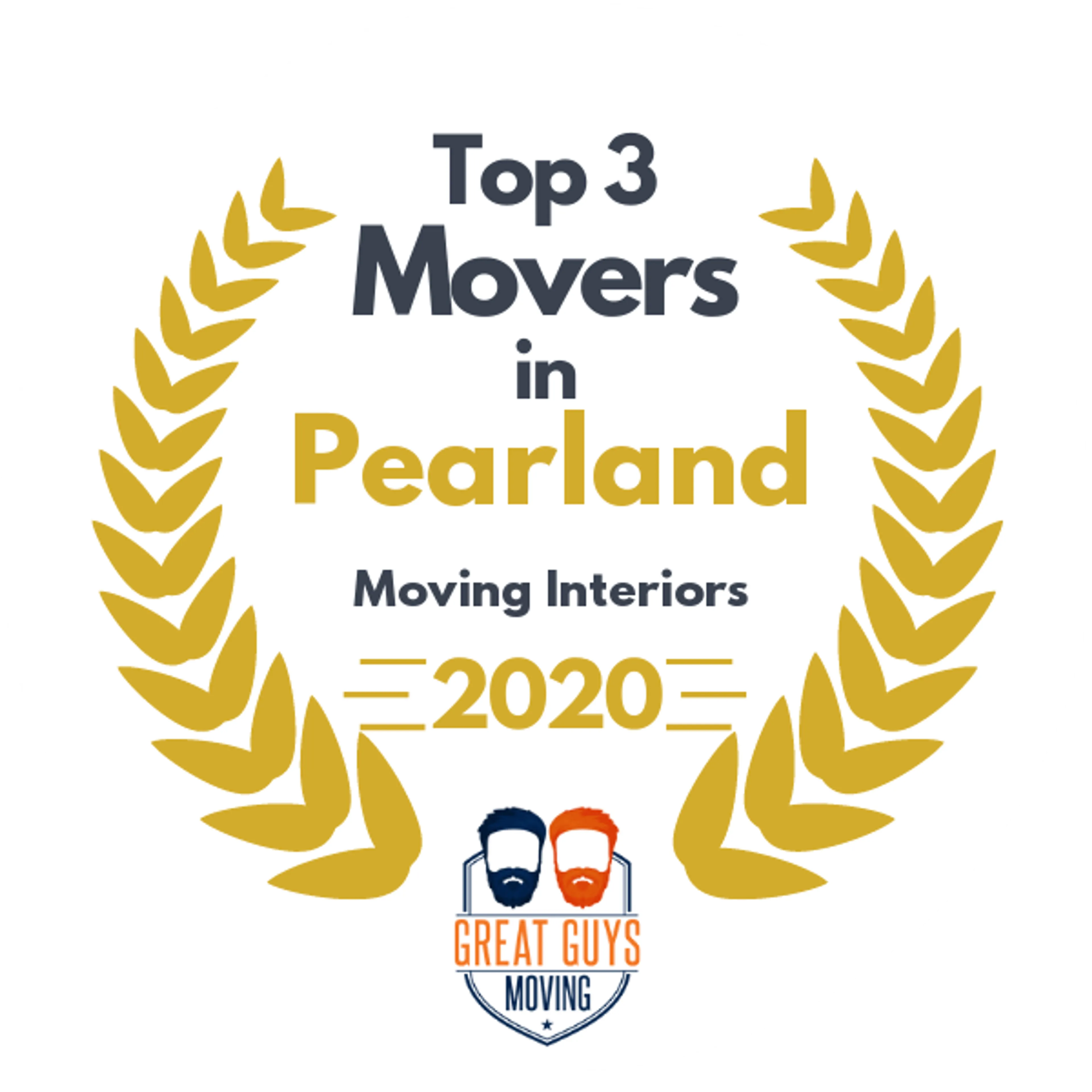 Top 3 Movers in Pasadena, TX 2020 award