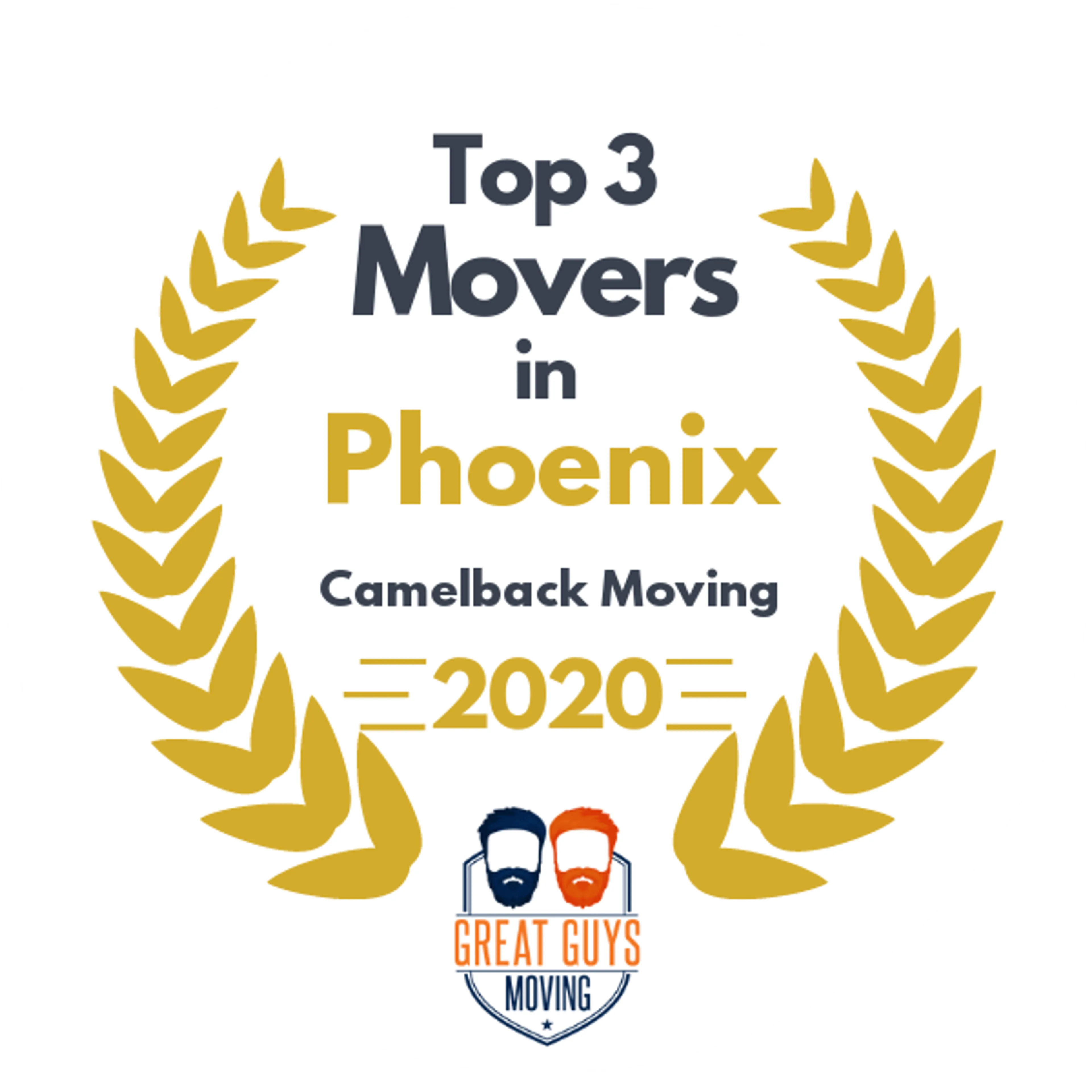 Top 3 Movers in Phoenix, AZ 2020 award