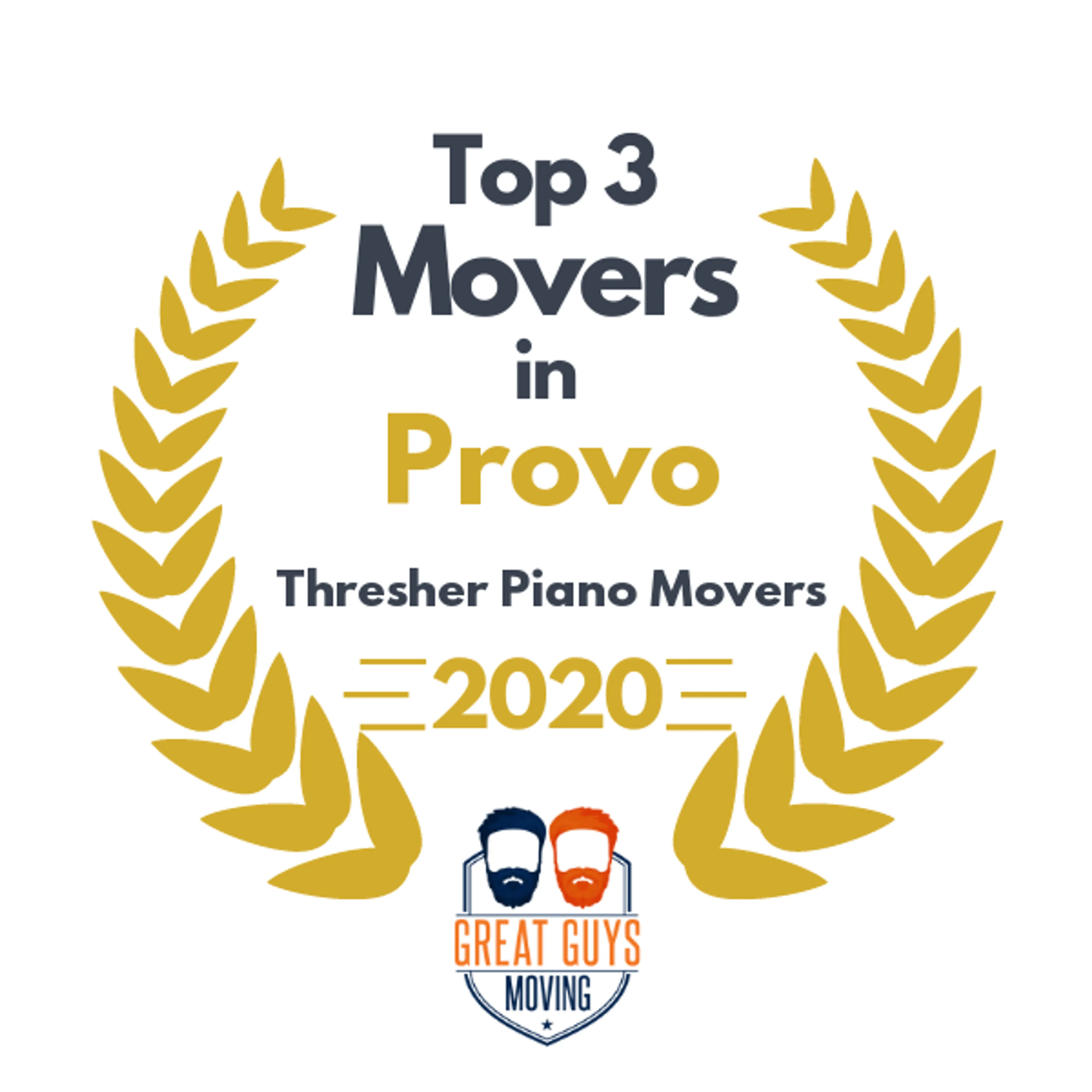Top 3 Movers in Provo, UT 2020 award