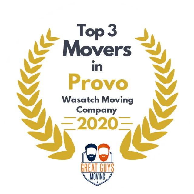 Top 3 Movers in Provo, UT 2020 award