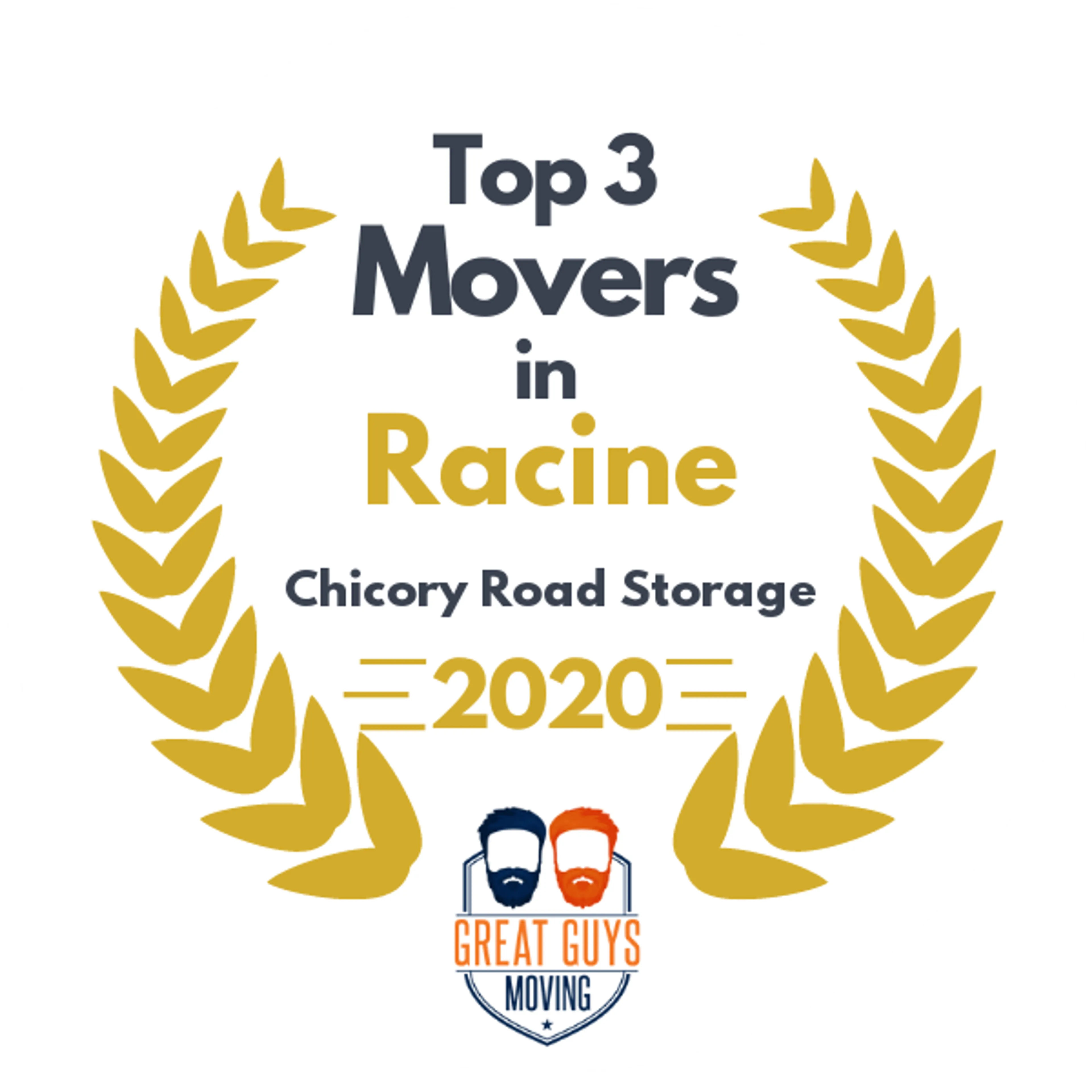 Top 3 Movers in Racine, WI 2020 award