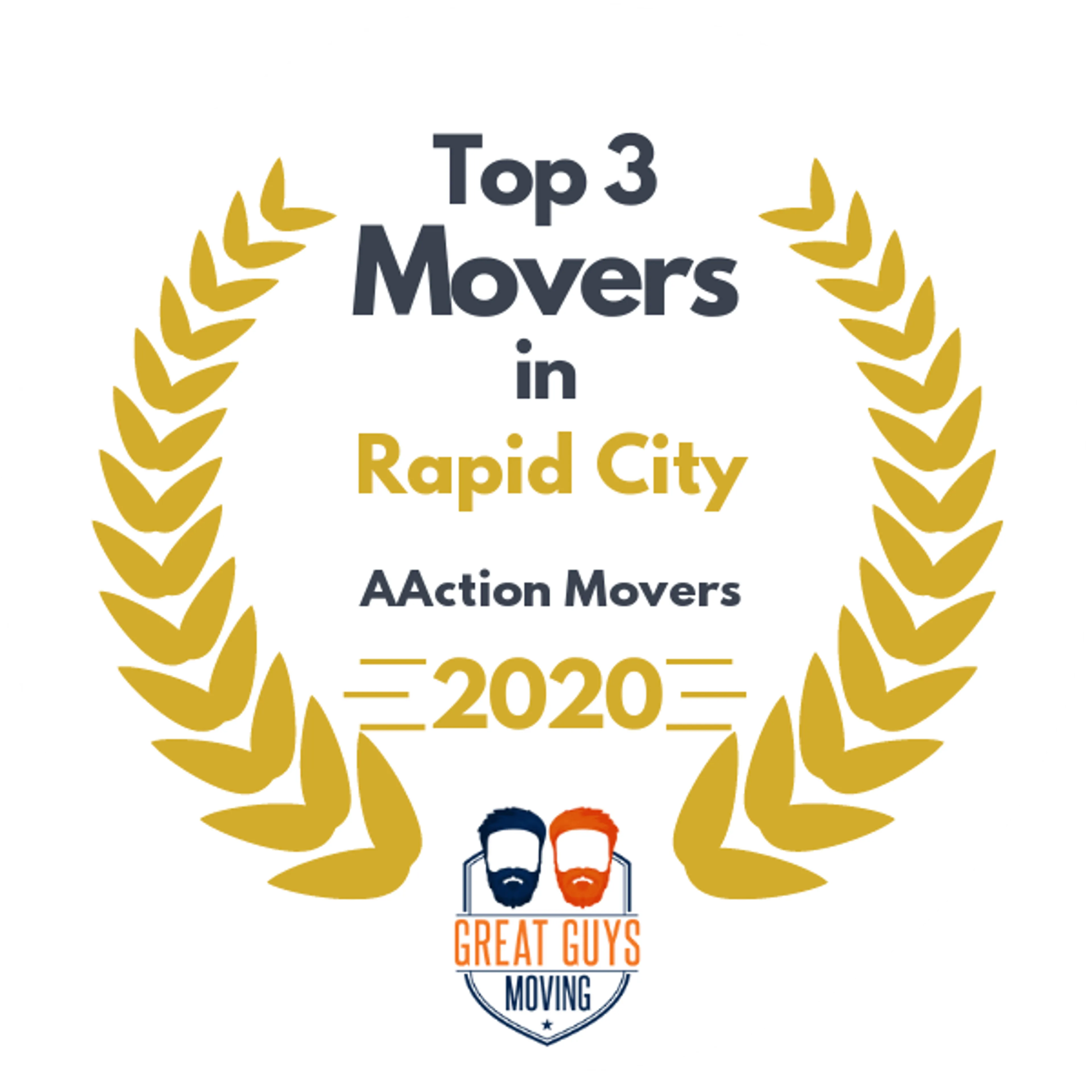 Top 3 Movers in Rapid City, SD 2020 award