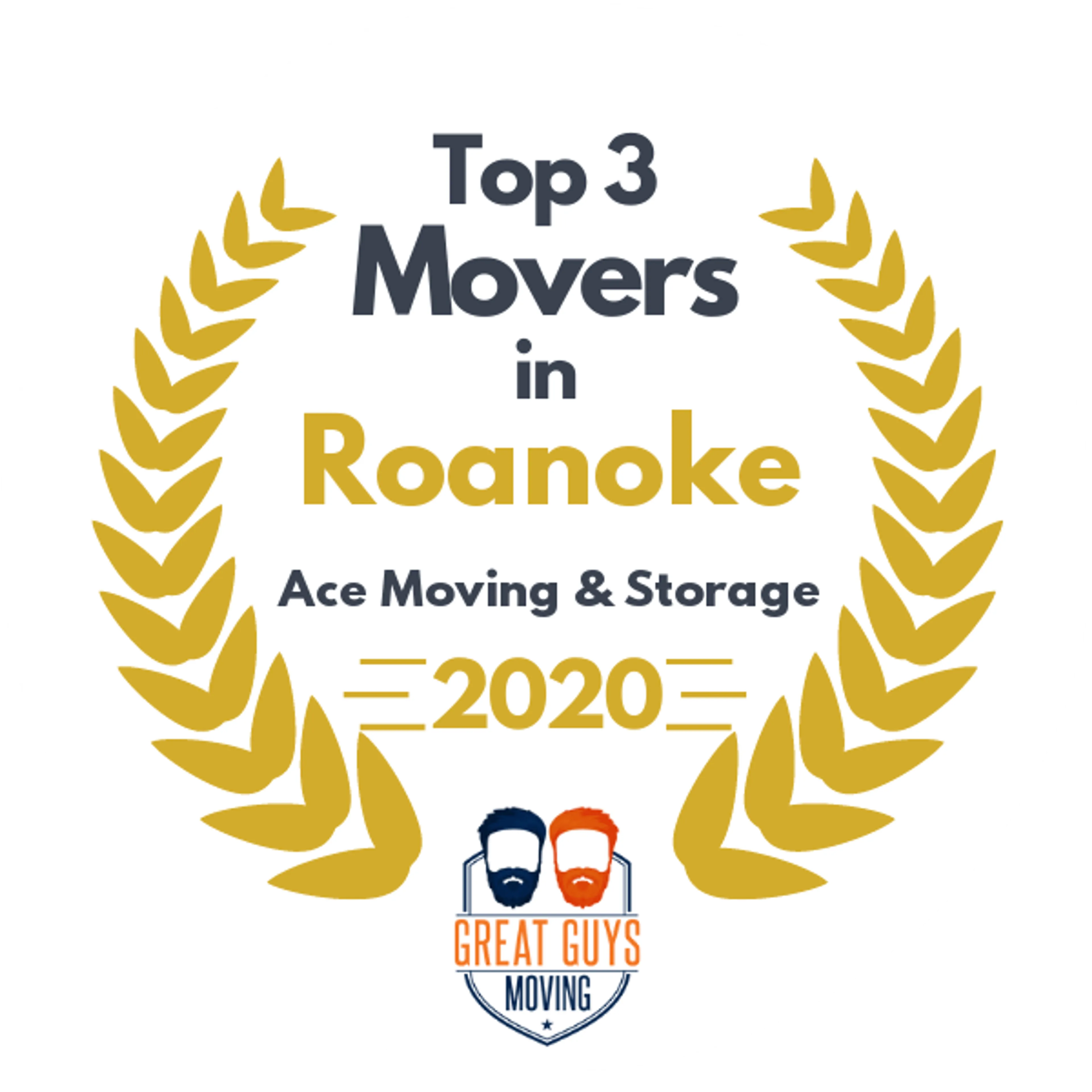 Top 3 Movers in Roanoke, VA 2020 award