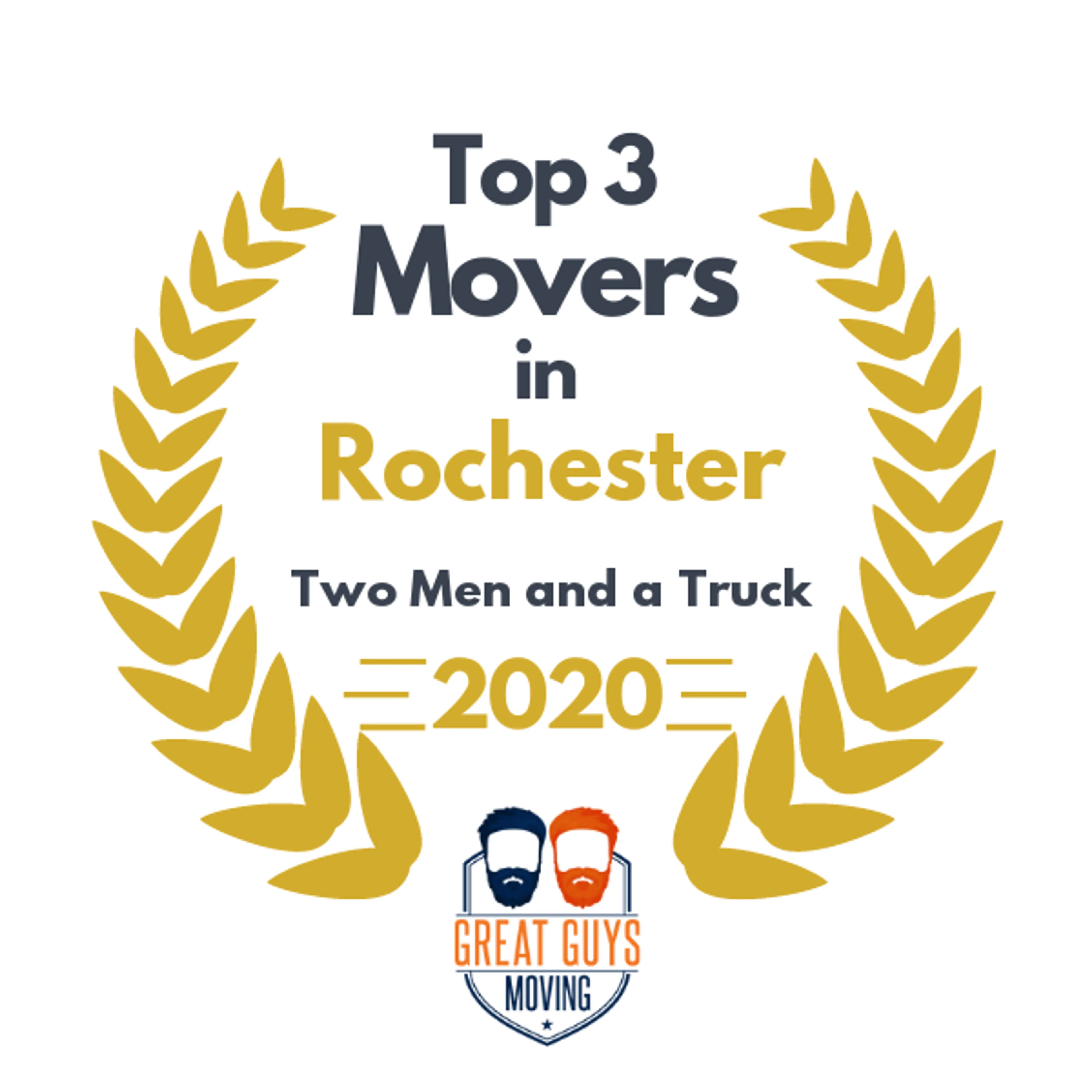 Top 3 Movers in Rochester, MN 2020 award