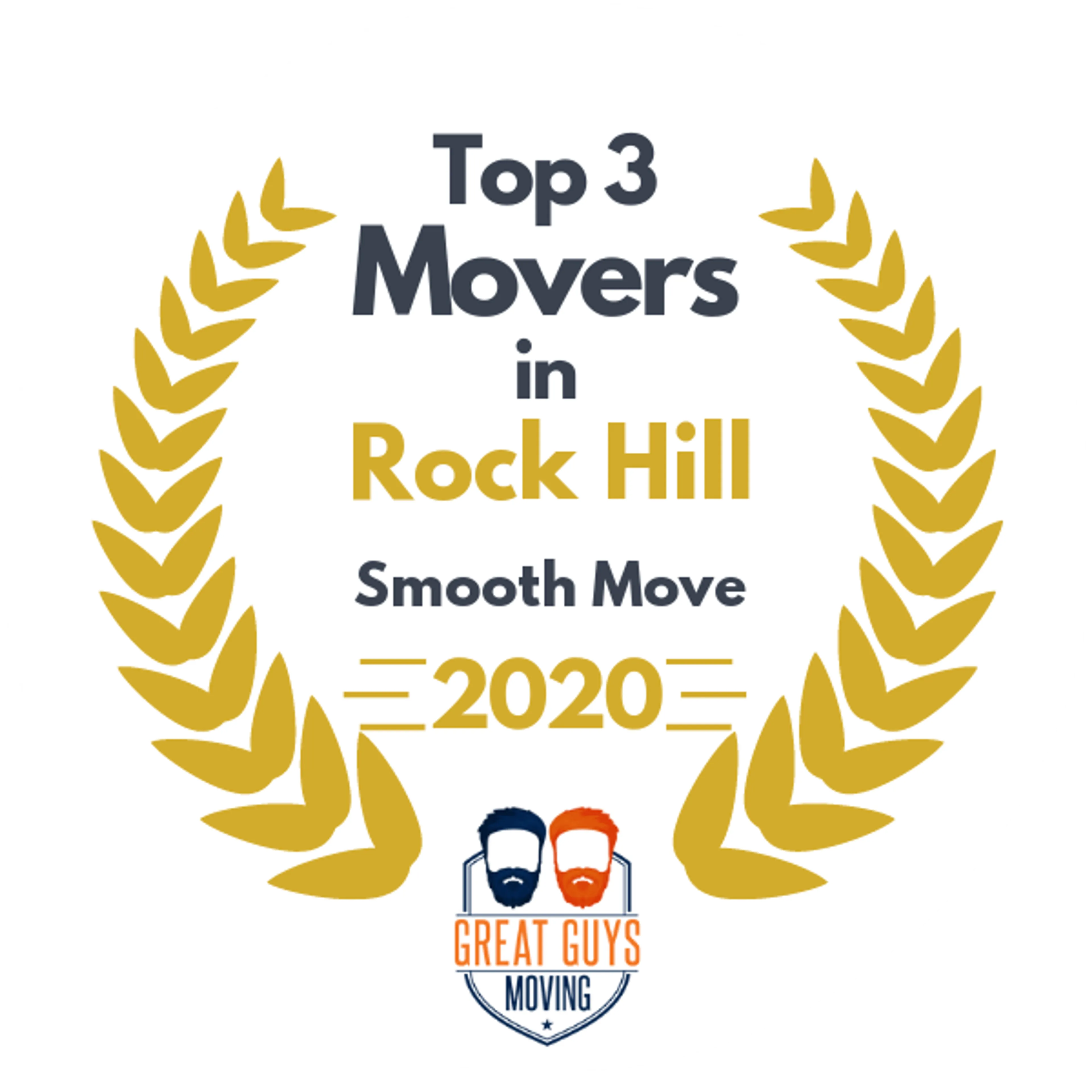 Top 3 Movers in Mount Pleasant, SC 2020 award