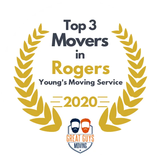 Top 3 Movers in Little Rock, AR 2020 award