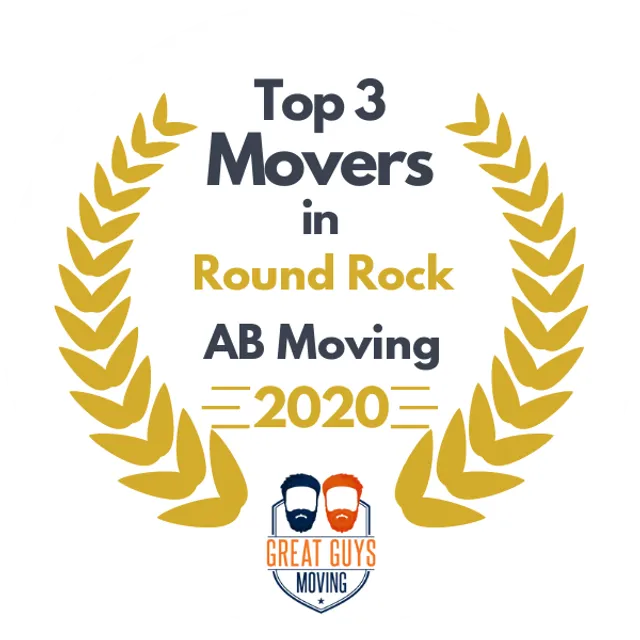 Top 3 Movers in Austin, TX 2020 award