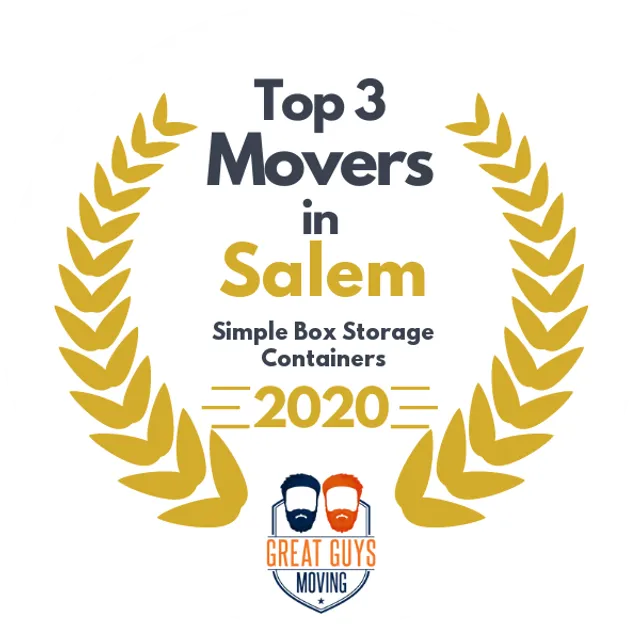 Top 3 Movers in Salem, OR 2020 award