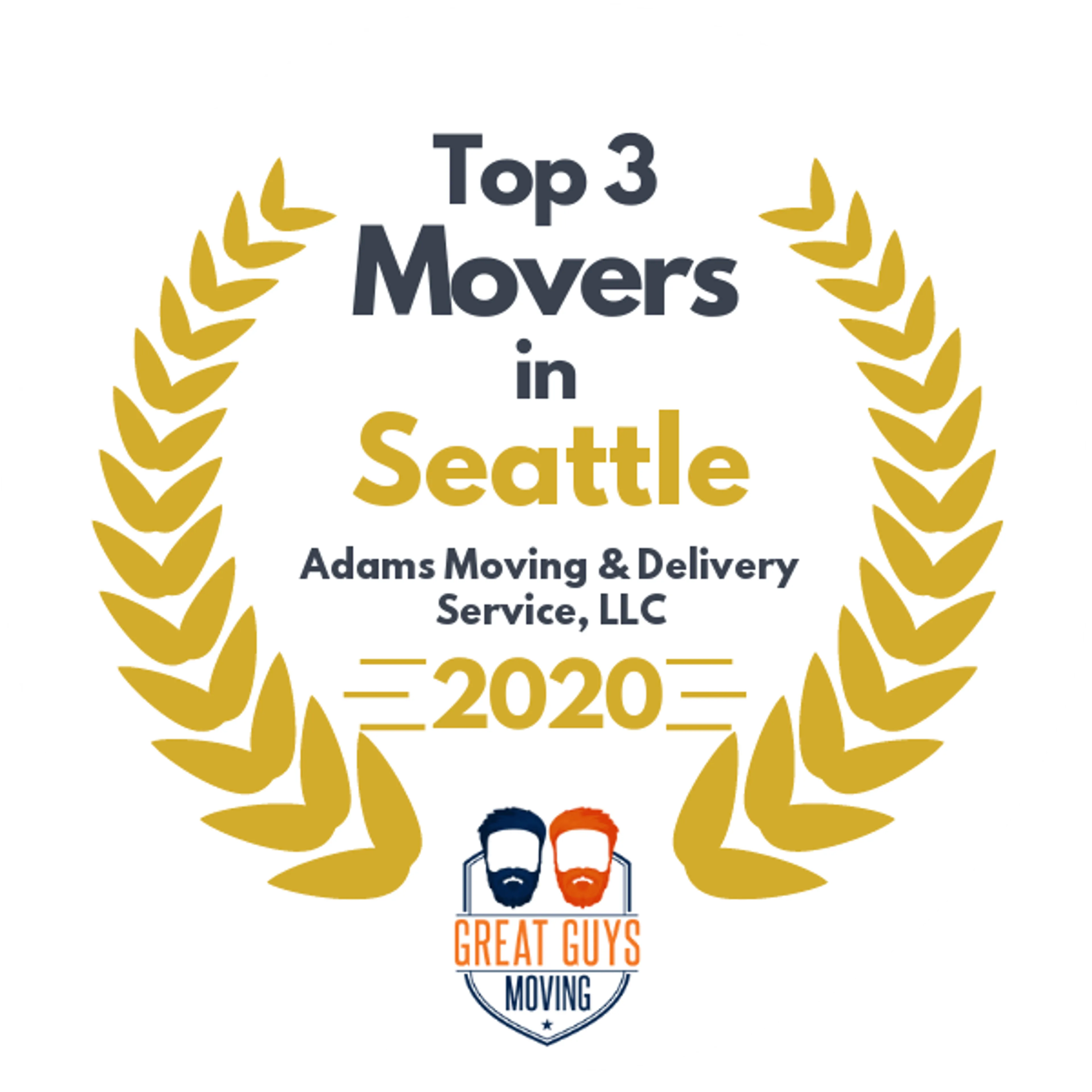 Top 3 Movers in Seattle, WA 2020 award