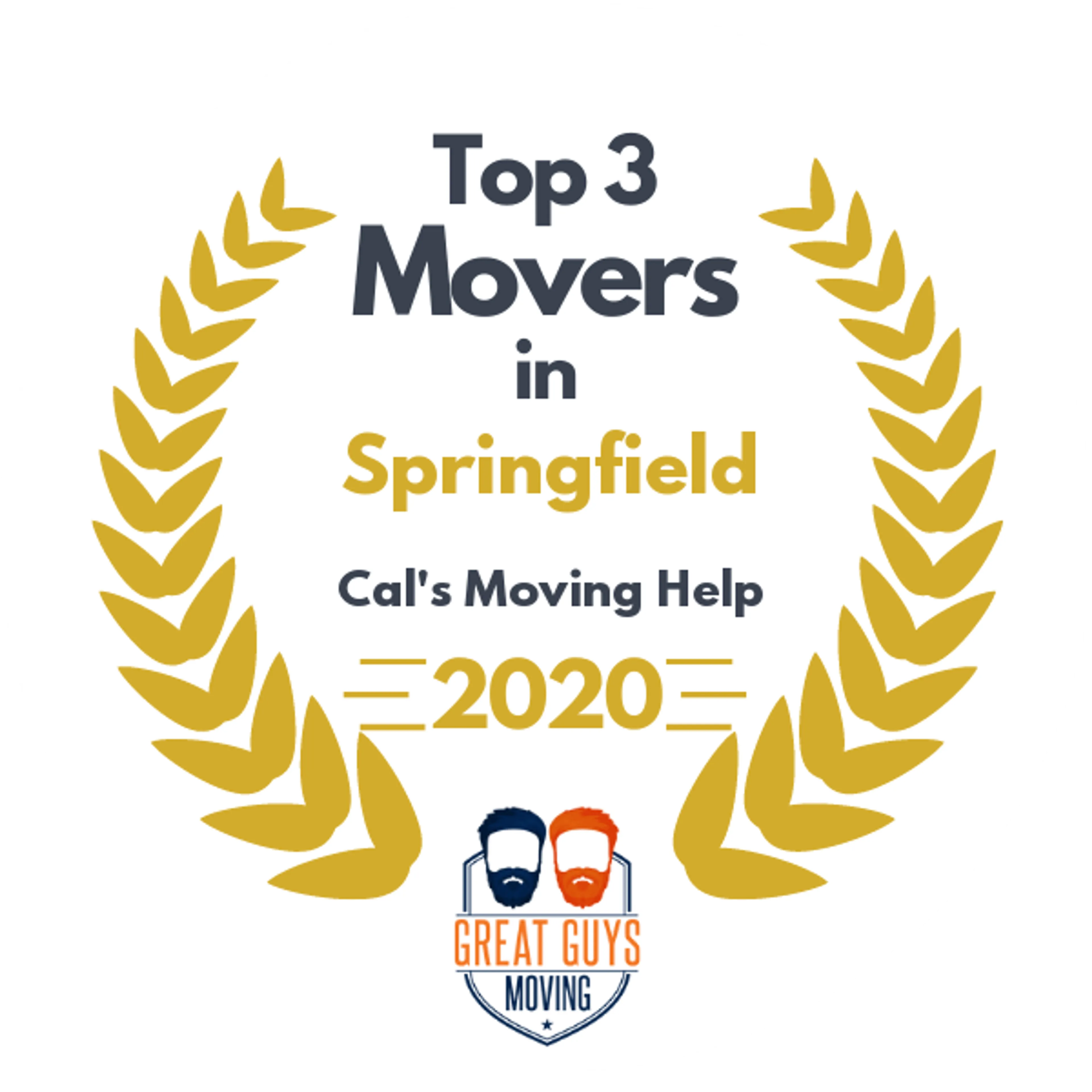 Top 3 Movers in Springfield, OR 2020 award