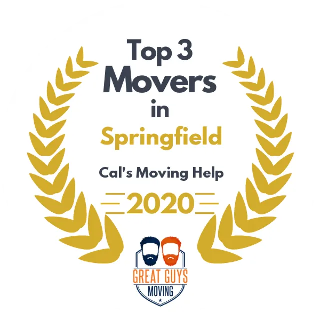 Top 3 Movers in Springfield, OR 2020 award