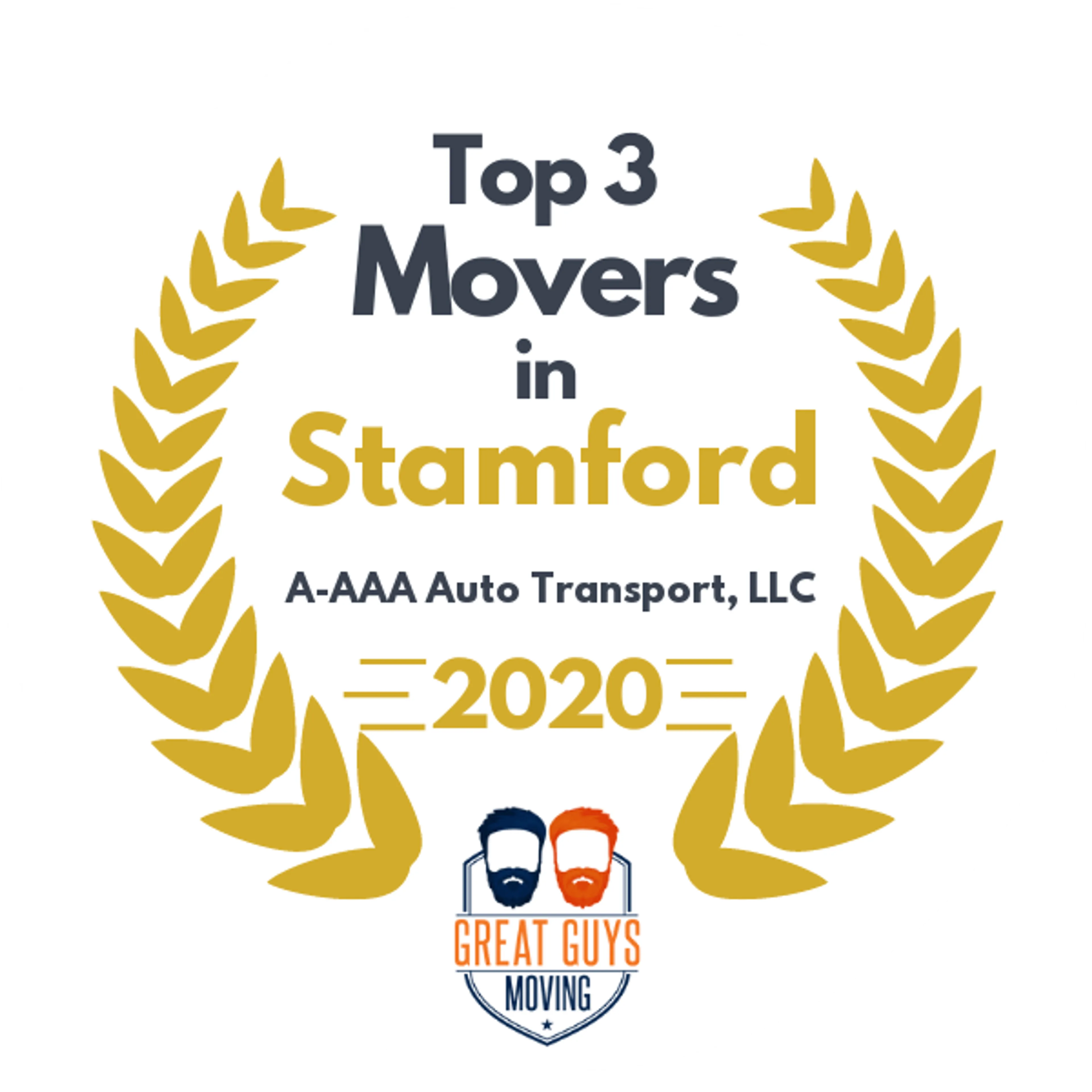Top 3 Movers in Stamford, CT 2020 award