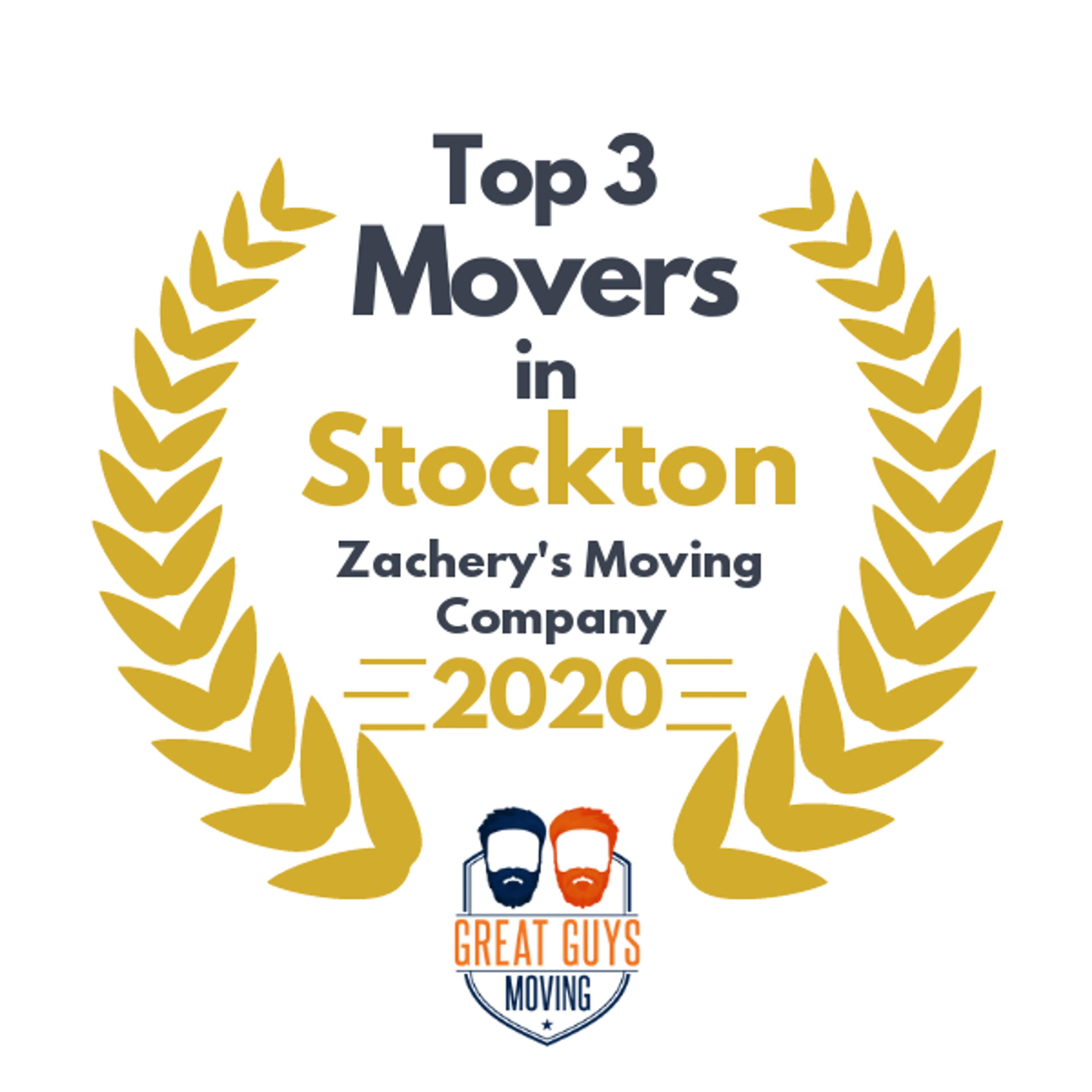 Top 3 Movers in Sacramento, CA 2020 award