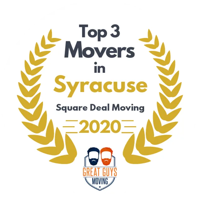 Top 3 Movers in Syracuse, NY 2020 award