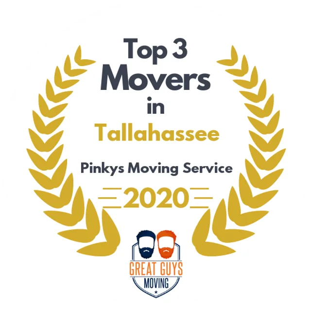 Top 3 Movers in Tallahassee, FL 2020 award