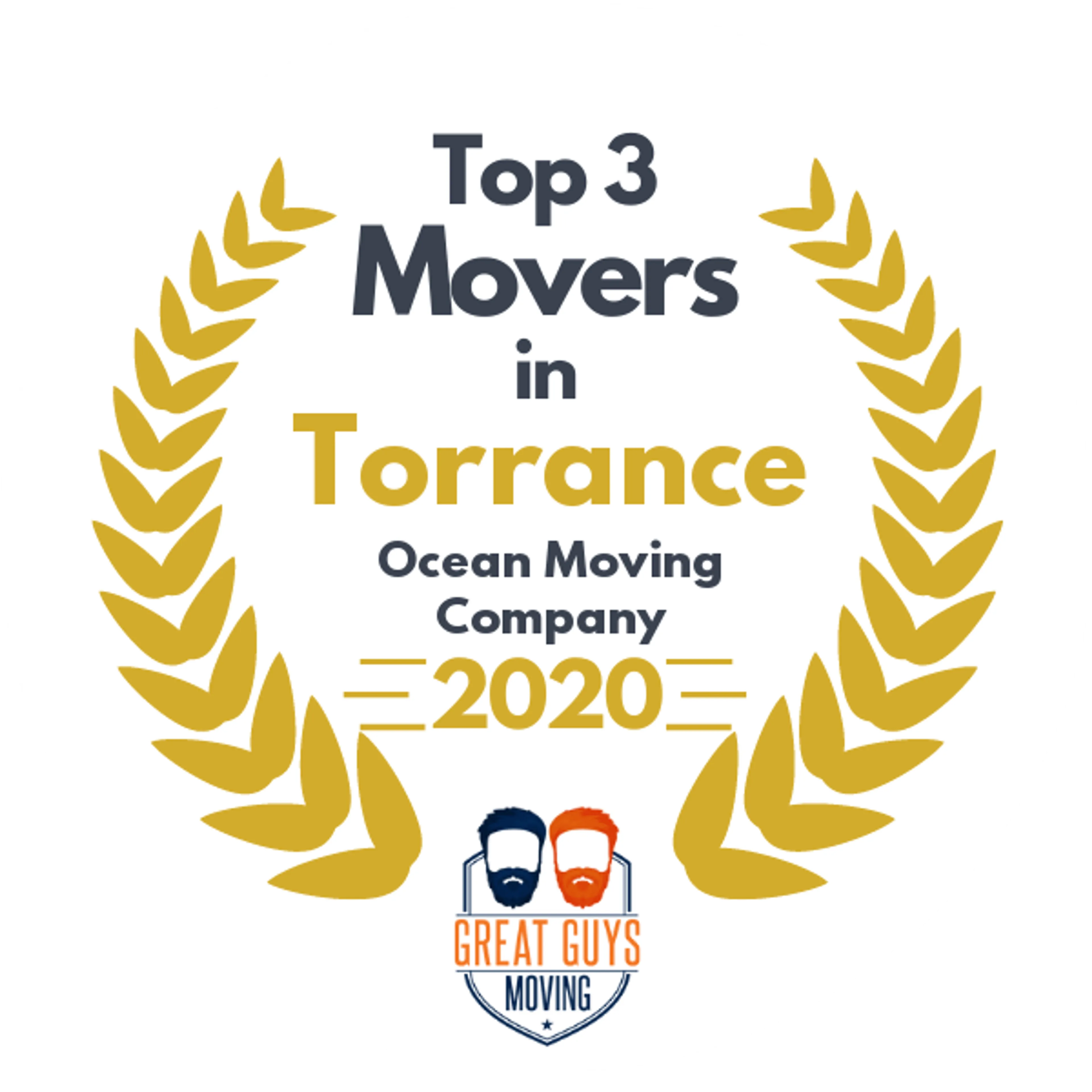 Top 3 Movers in Long Beach, CA 2020 award