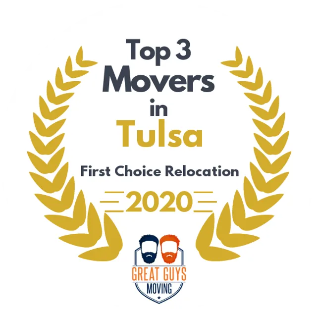 Top 3 Movers in Tulsa, OK 2020 award