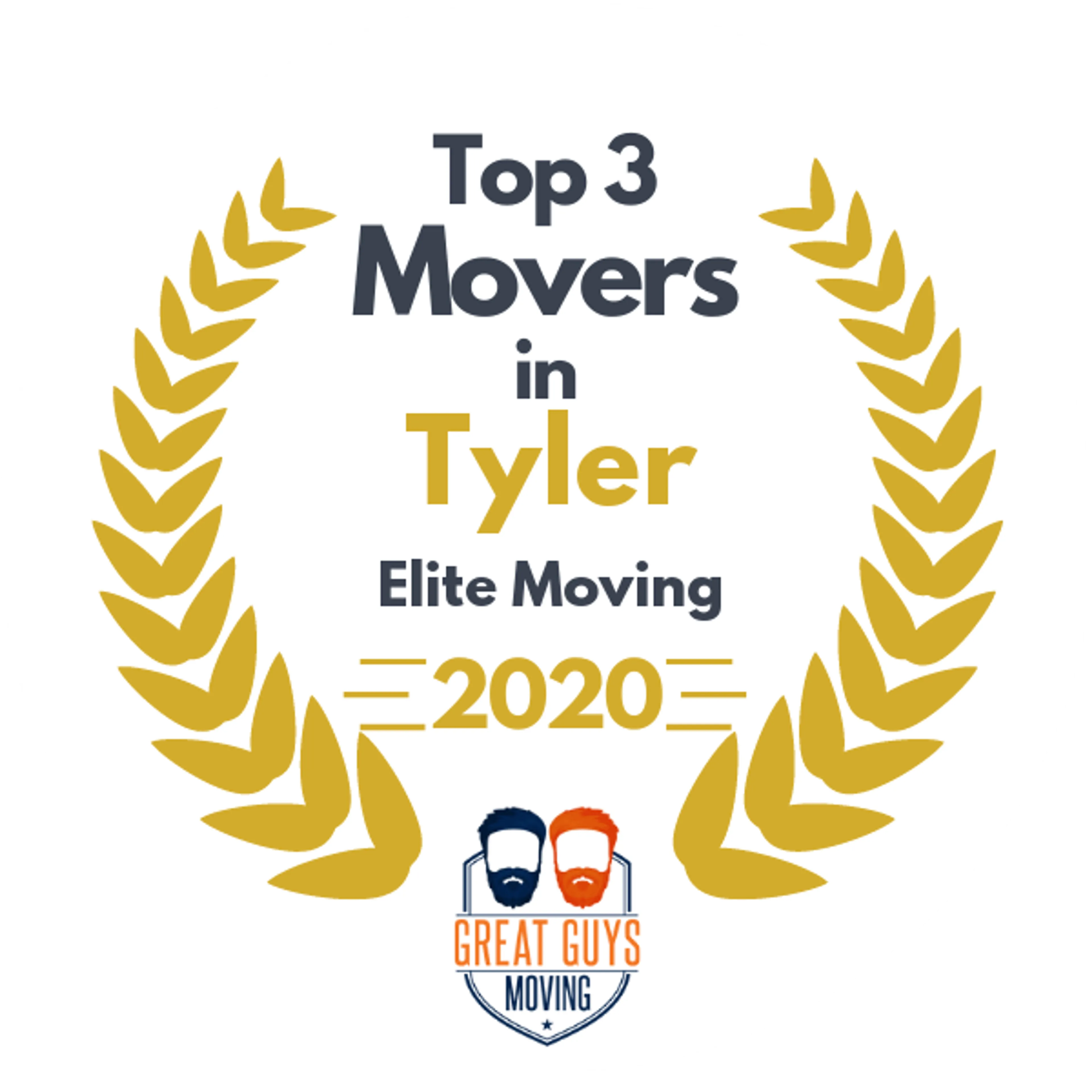 Top 3 Movers in Tyler, TX 2020 award