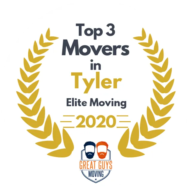 Top 3 Movers in Tyler, TX 2020 award