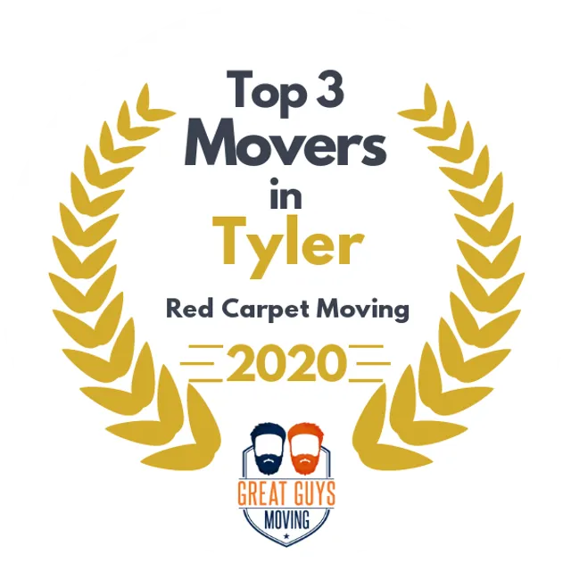 Top 3 Movers in Tyler, TX 2020 award