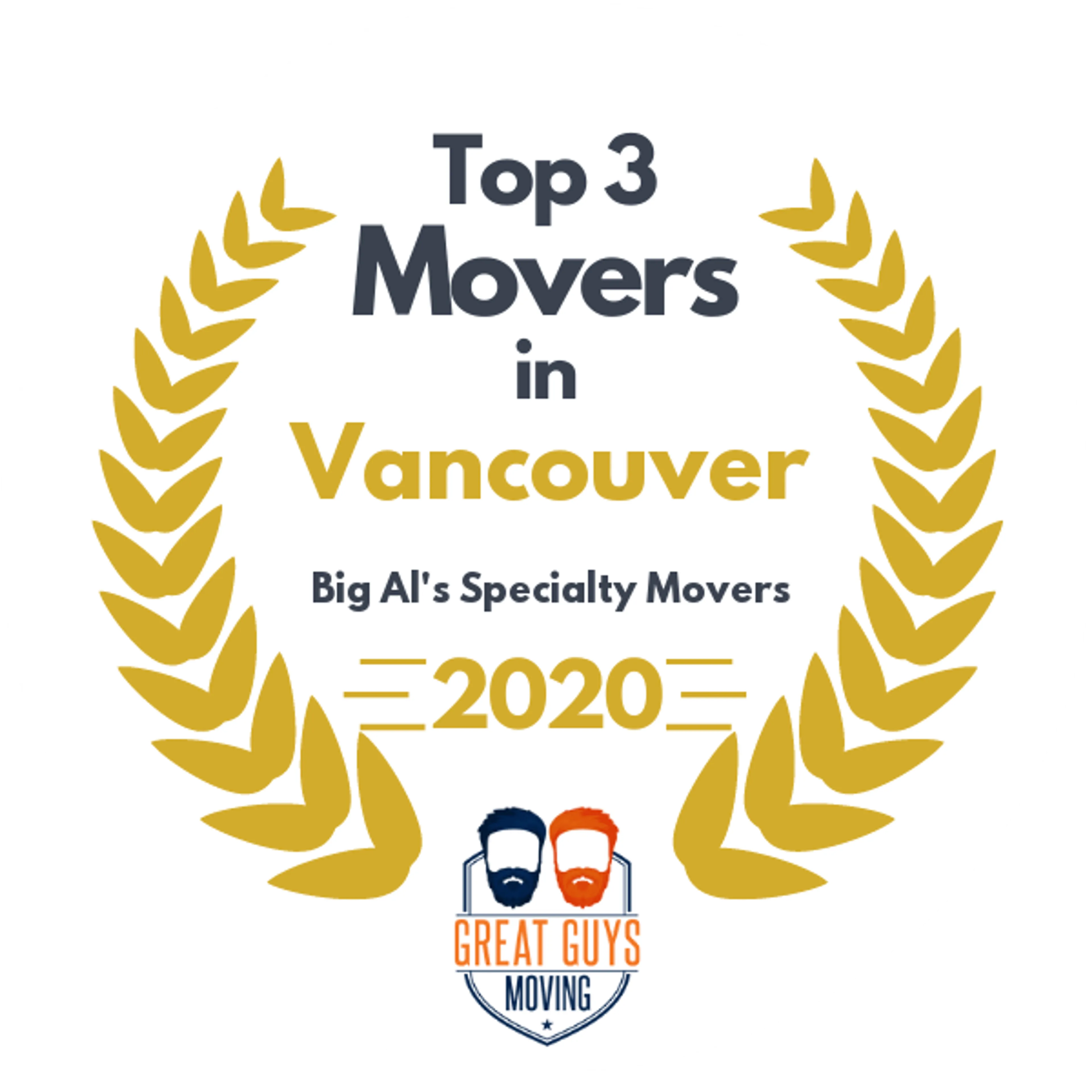 Top 3 Movers in Portland, OR 2020 award