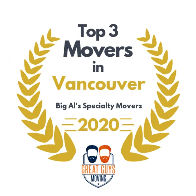 Top 3 Movers in Portland, OR 2020 award