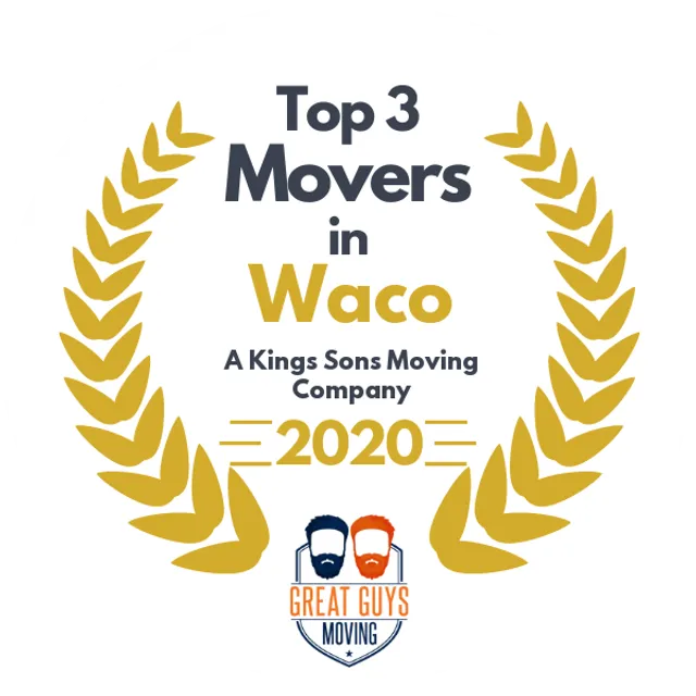 Top 3 Movers in Waco, TX 2020 award