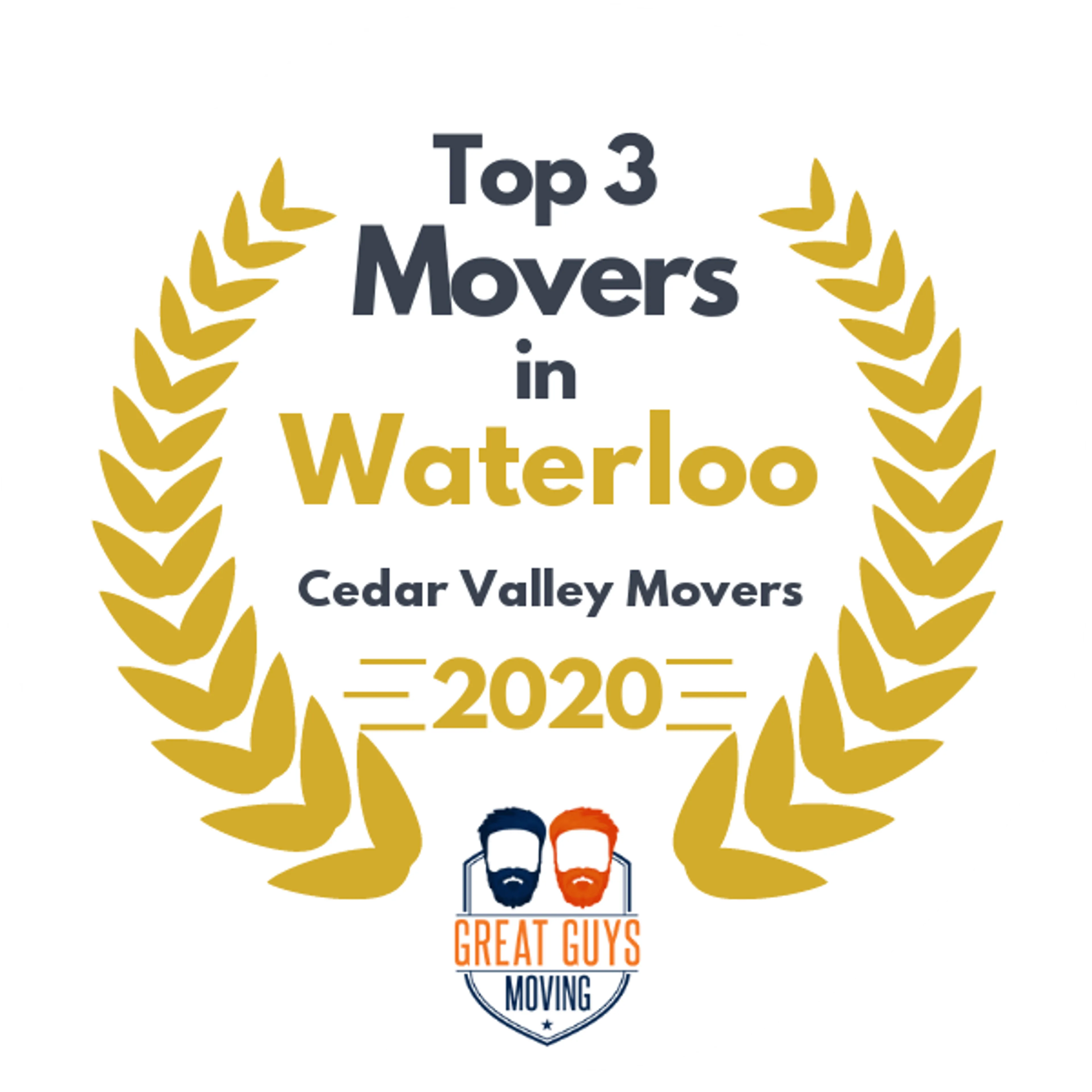 Top 3 Movers in Cedar Rapids, IA 2020 award