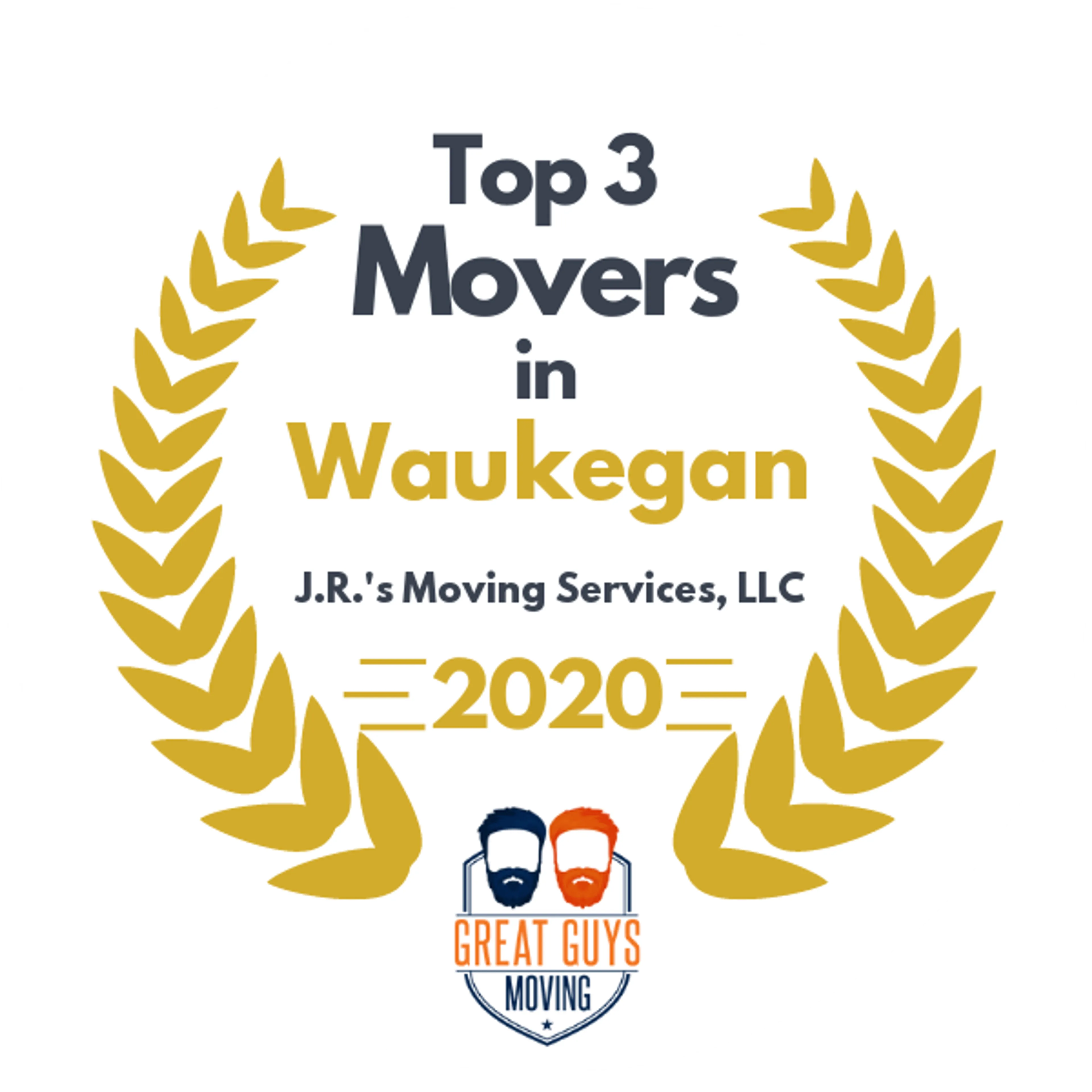 Top 3 Movers in Aurora, IL 2020 award