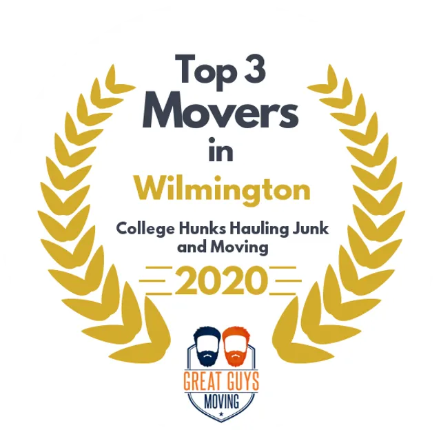 Top 3 Movers in Wilmington, NC 2020 award