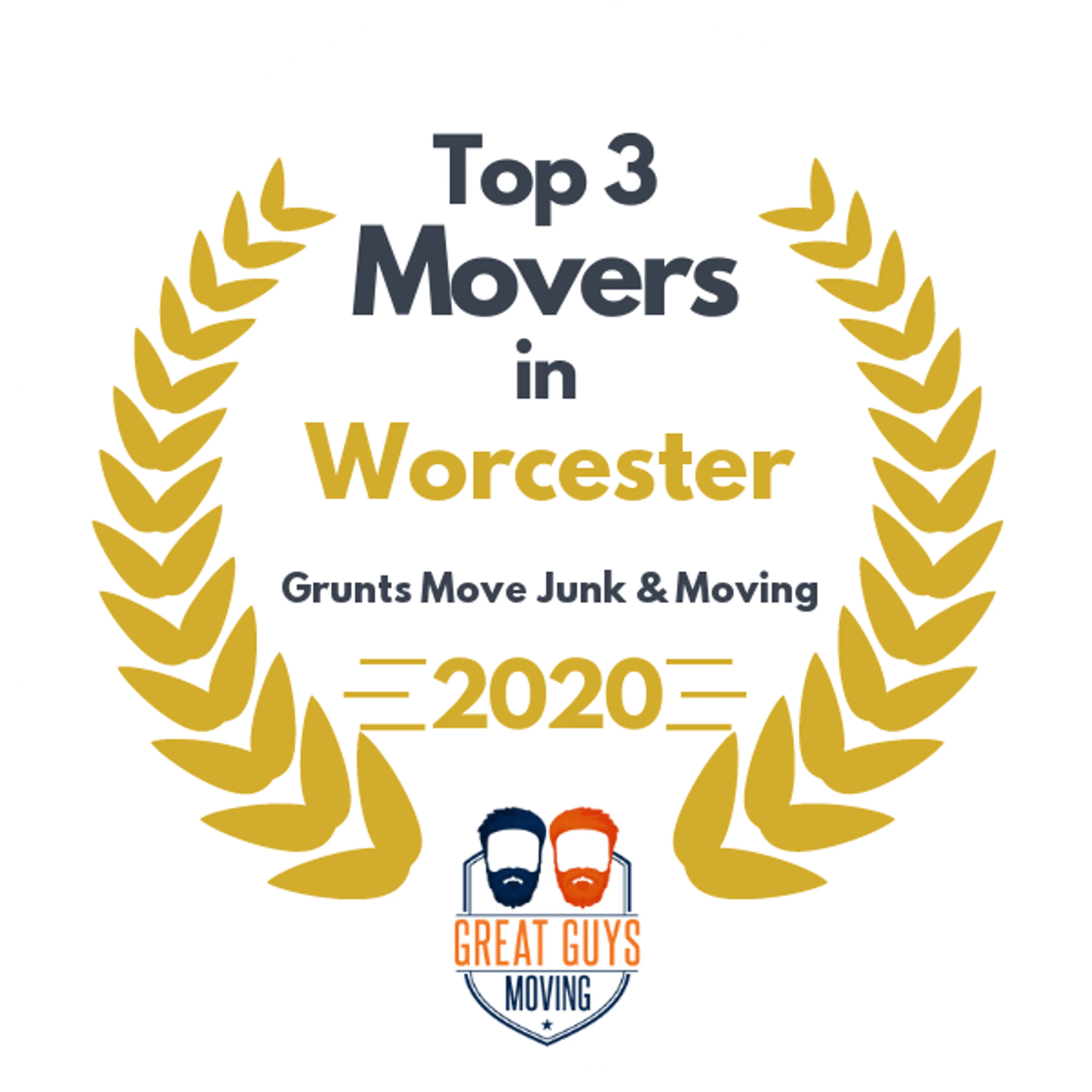 Top 3 Movers in Worcester, MA 2020 award