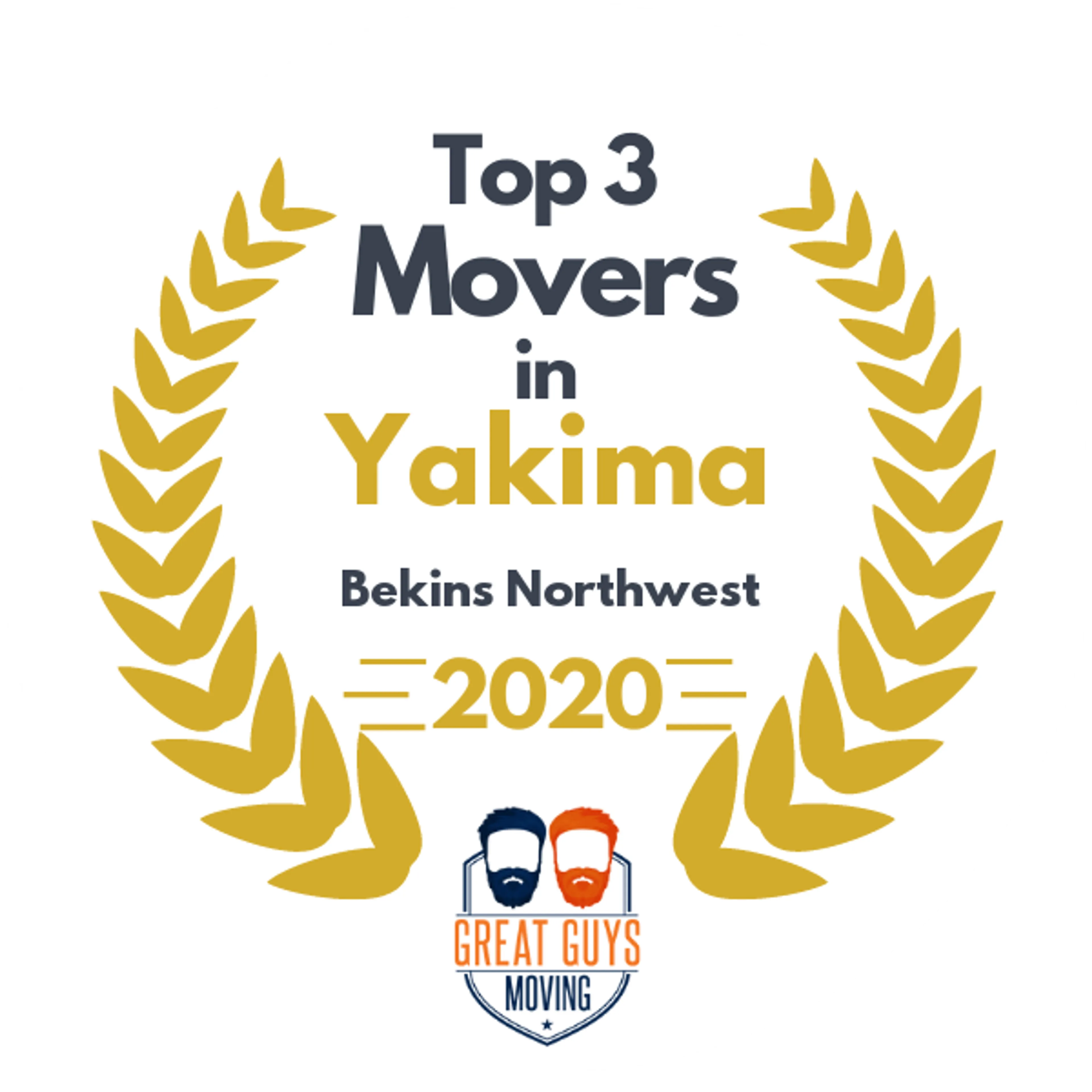 Top 3 Movers in Yakima, WA 2020 award