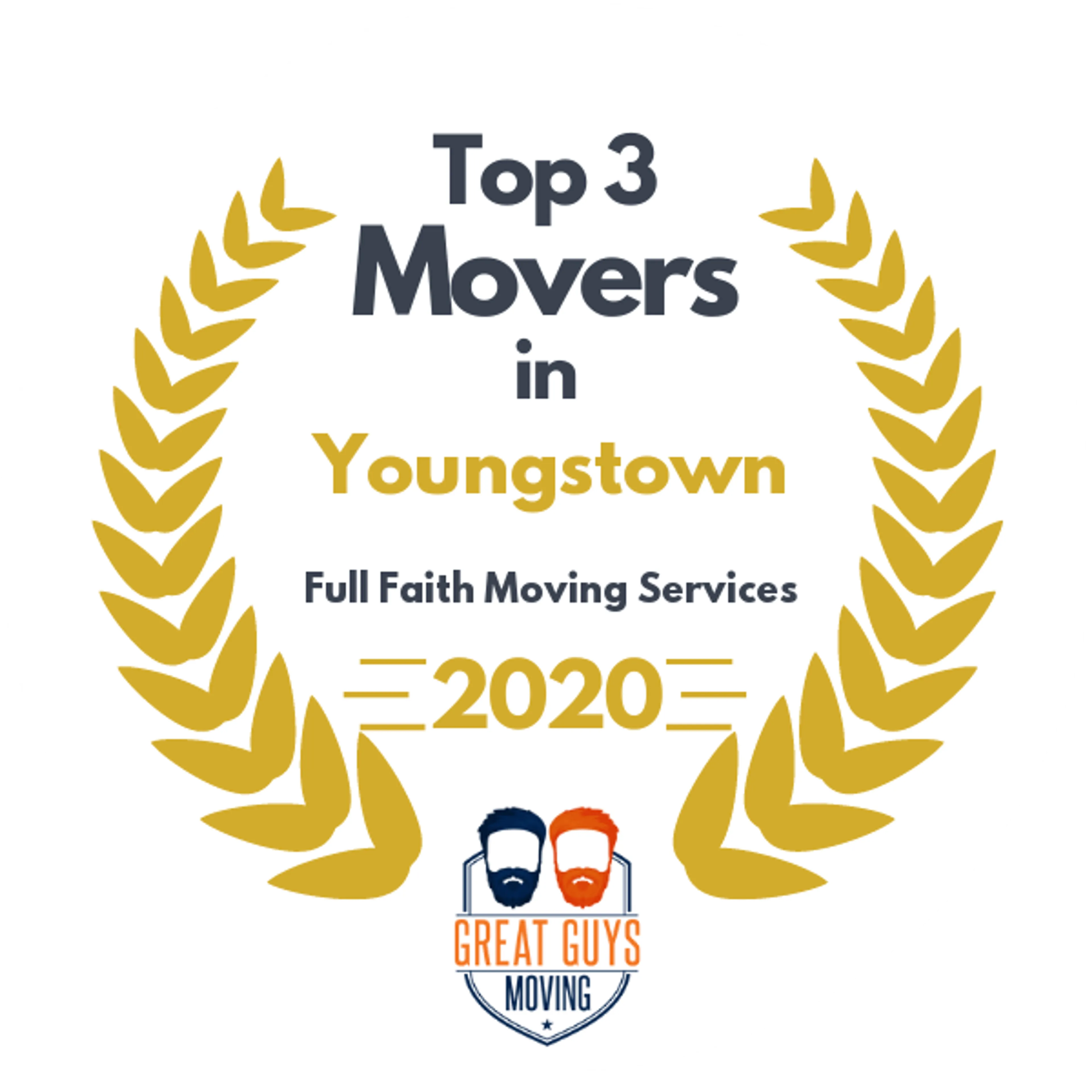 Top 3 Movers in Youngstown, OH 2020 award