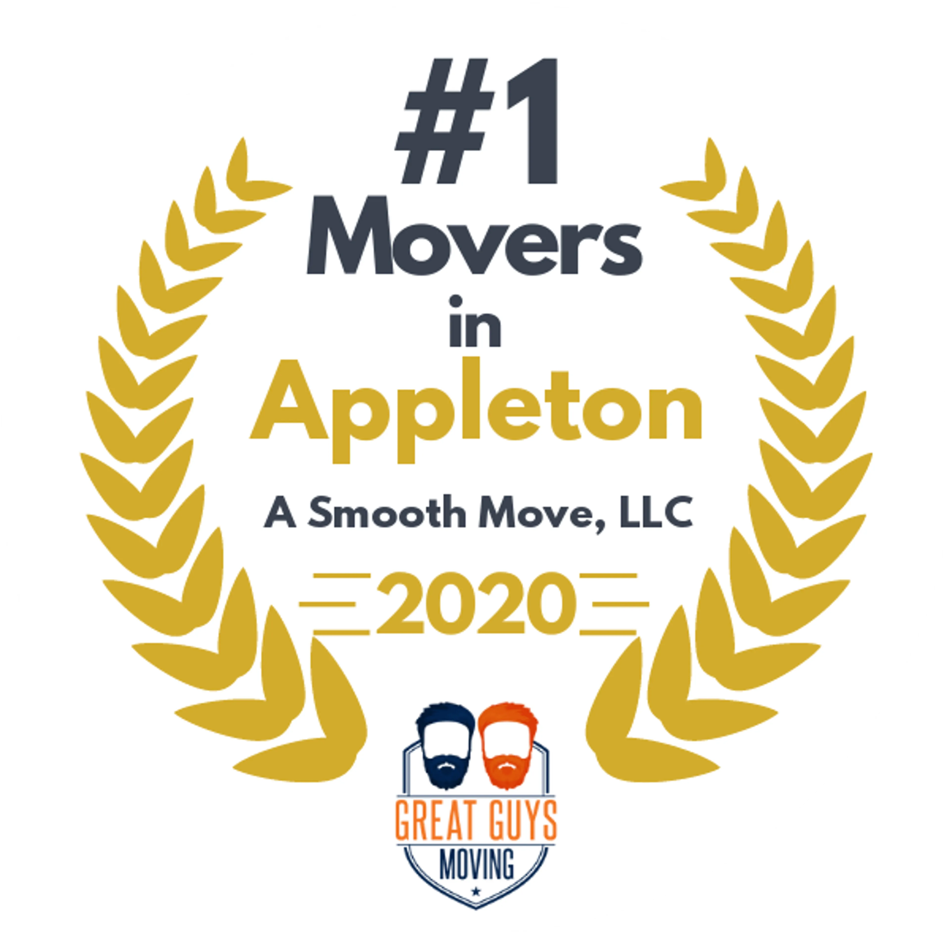 #1 Ranked Movers in Madison, WI 2020 award