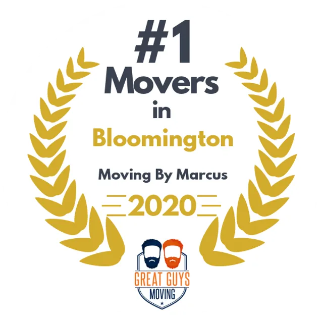 #1 Ranked Movers in Bloomington, IL 2020 award