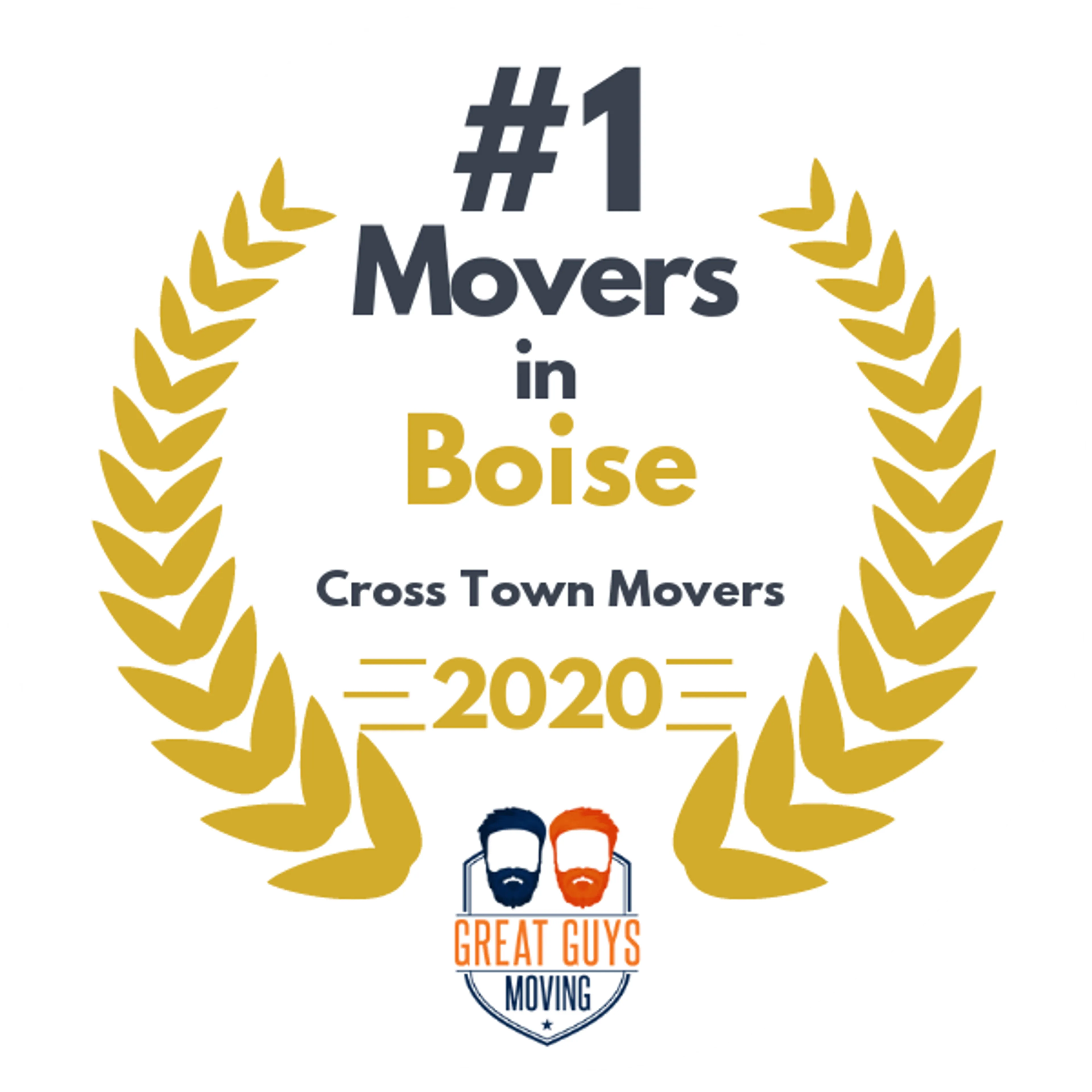 #1 Ranked Movers in Boise, ID 2020 award
