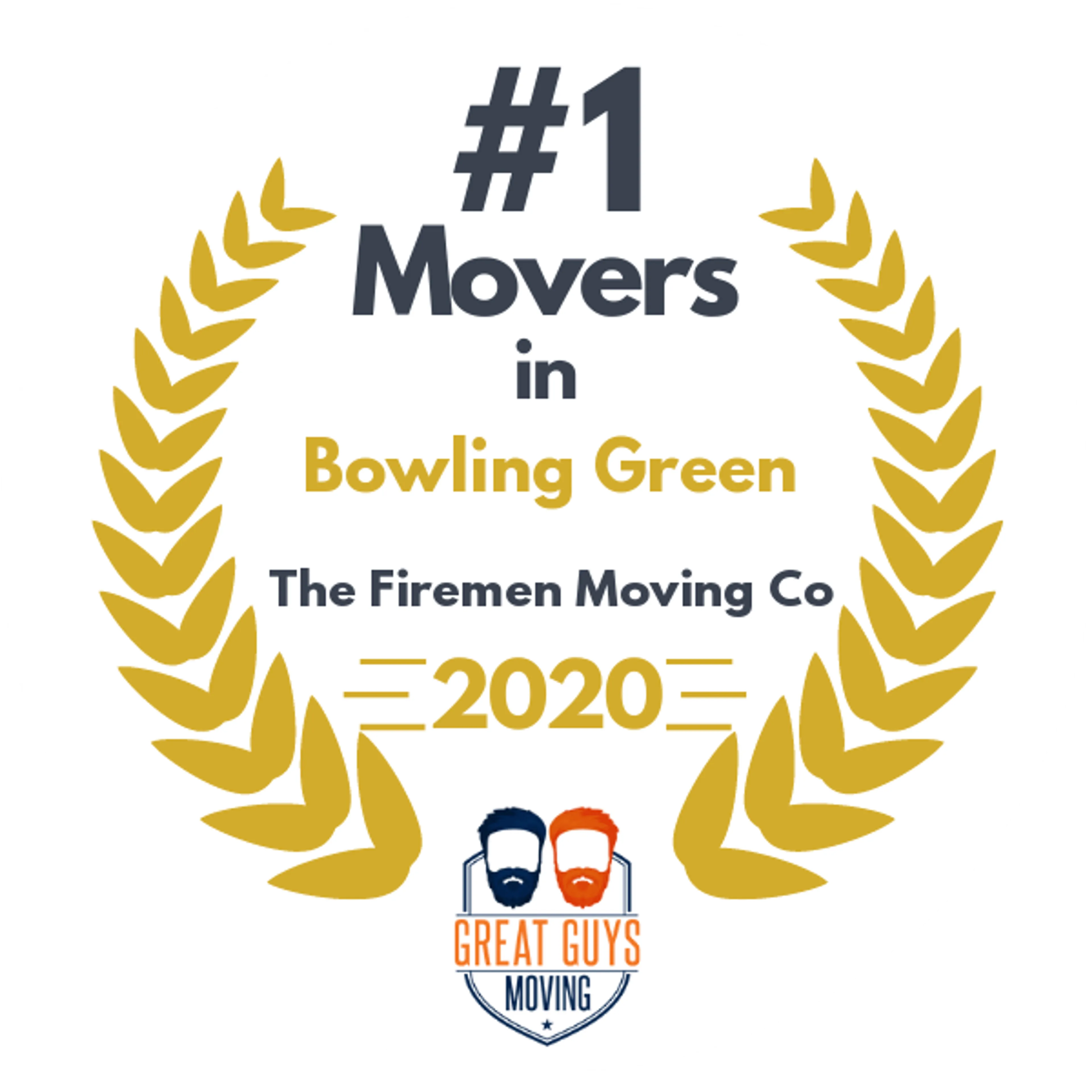 #1 Ranked Movers in Clarksville, TN 2020 award