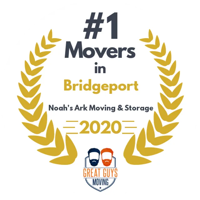 #1 Ranked Movers in Bridgeport, CT 2020 award