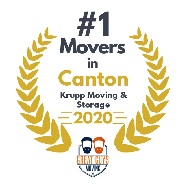 #1 Ranked Movers in Columbus, OH 2020 award