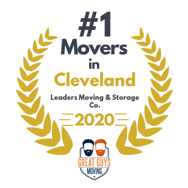 #1 Ranked Movers in Cleveland, OH 2020 award