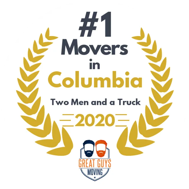 #1 Ranked Movers in Columbia, MO 2020 award