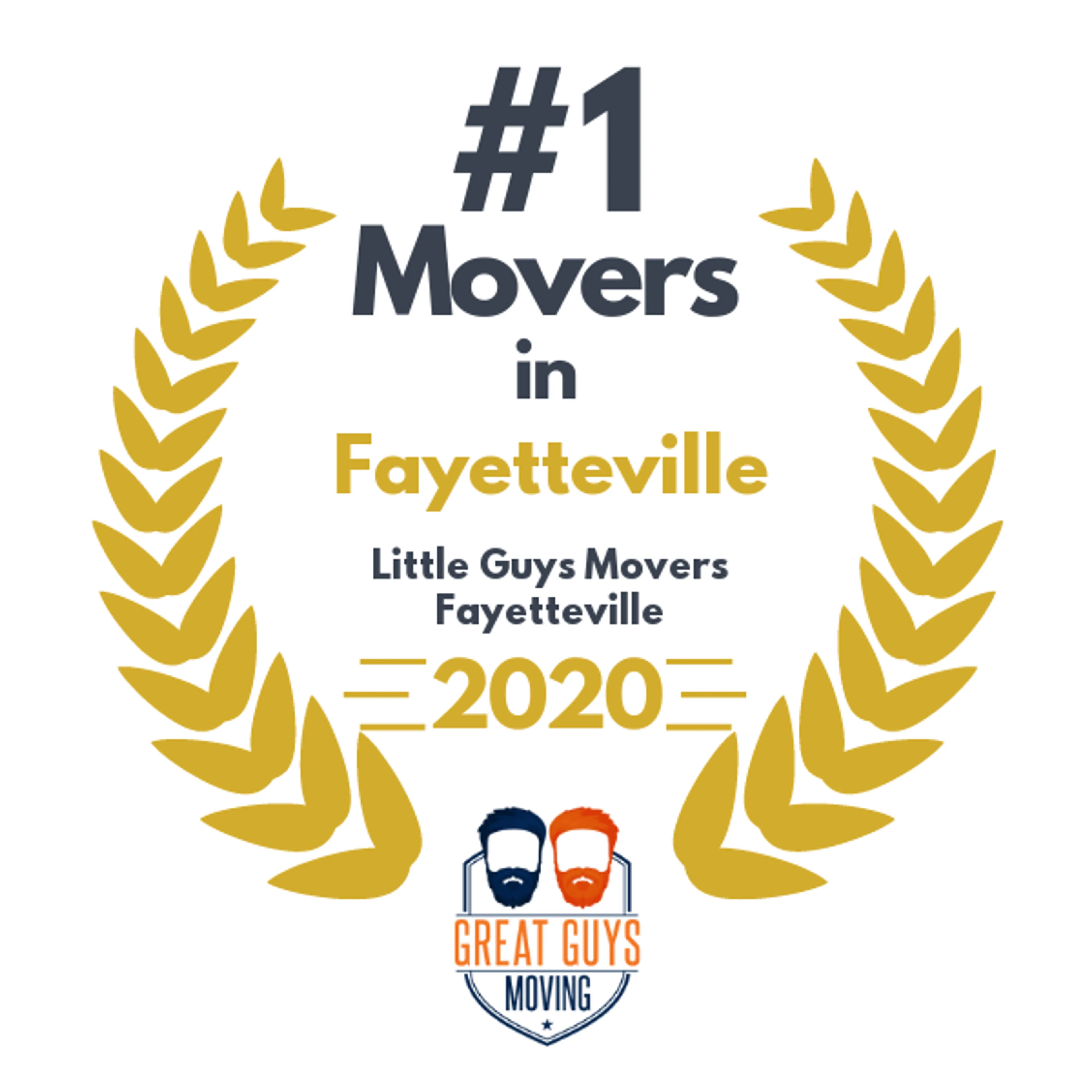 #1 Ranked Movers in Fort Smith, AR 2020 award