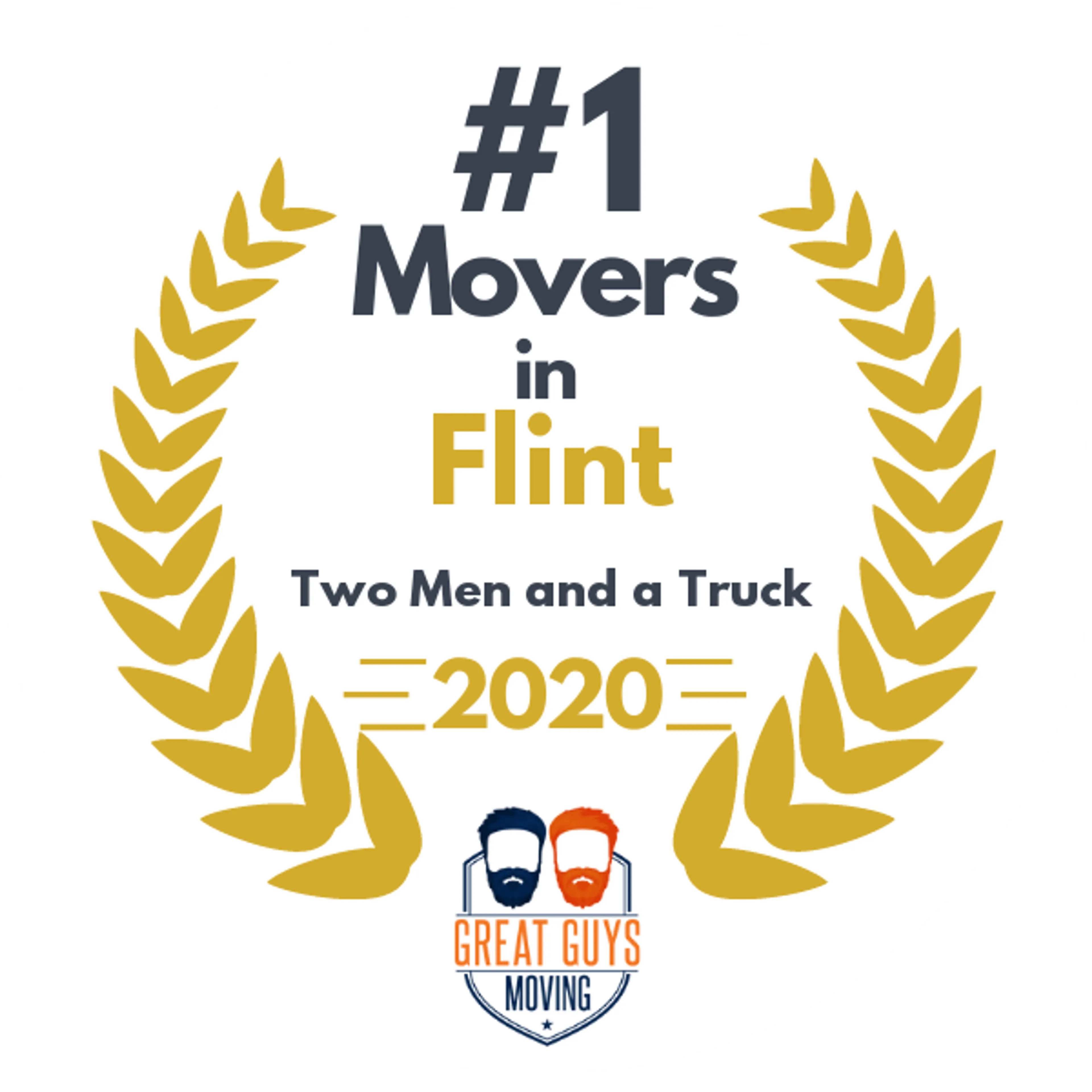 #1 Ranked Movers in Flint, MI 2020 award