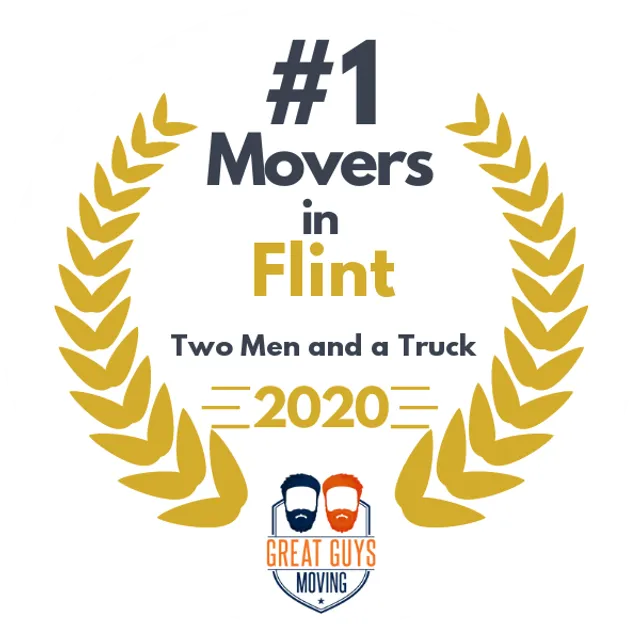 #1 Ranked Movers in Flint, MI 2020 award