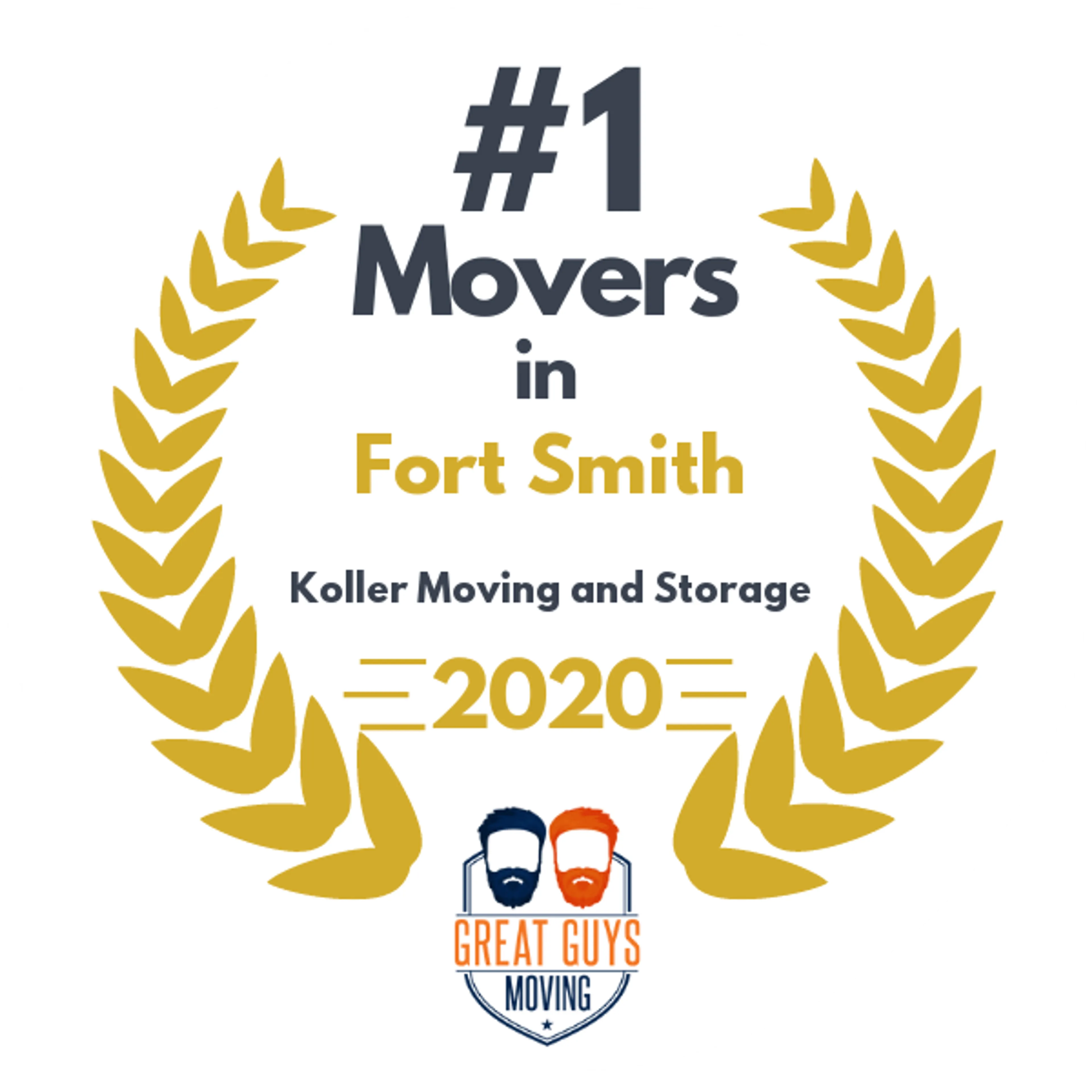 #1 Ranked Movers in Fort Smith, AR 2020 award