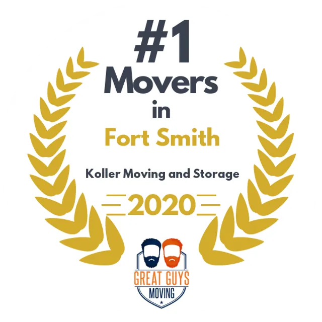 #1 Ranked Movers in Fort Smith, AR 2020 award